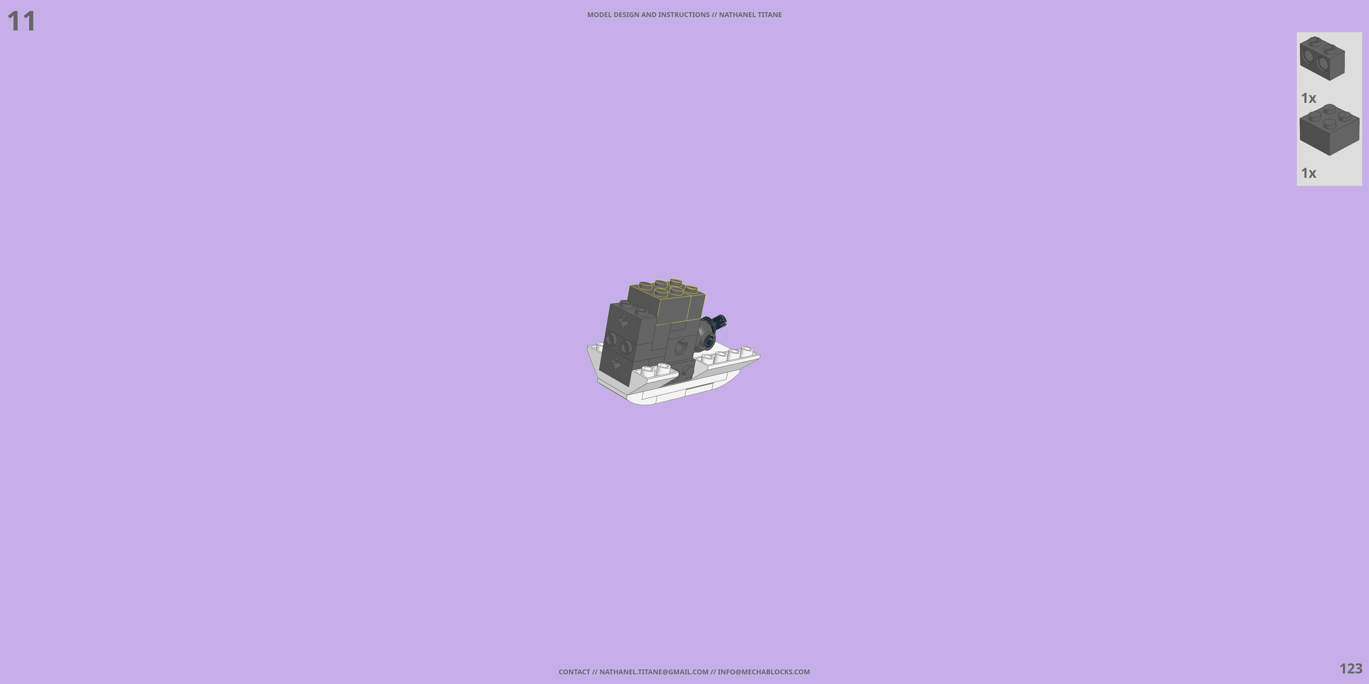 VF-1S VALKYRIE // SUPER GERWALK LEGO® MOC - Instruction Sample - Page 4
