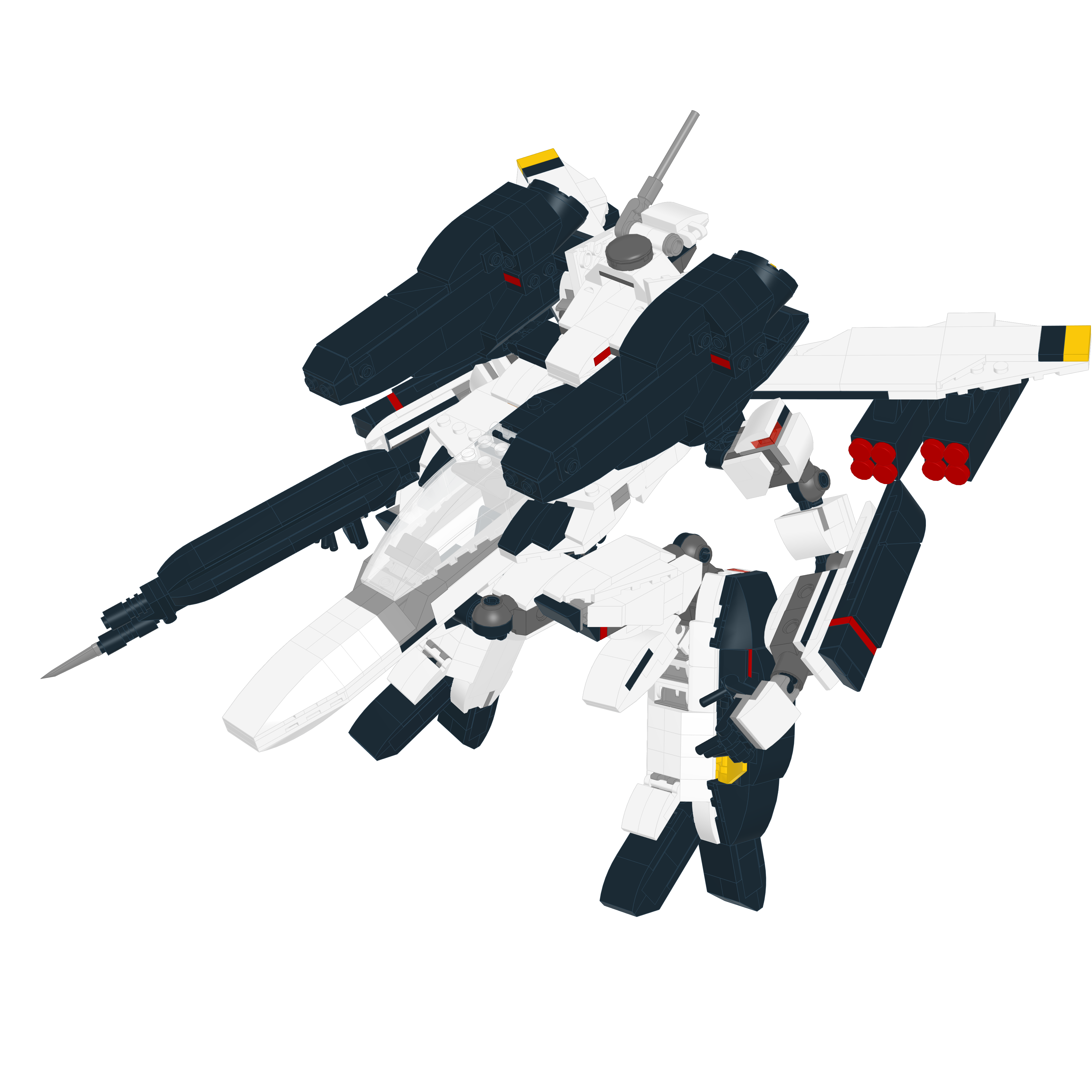 VF-1S VALKYRIE // GERWALK LEGO® MOC - GERWALK SUPER