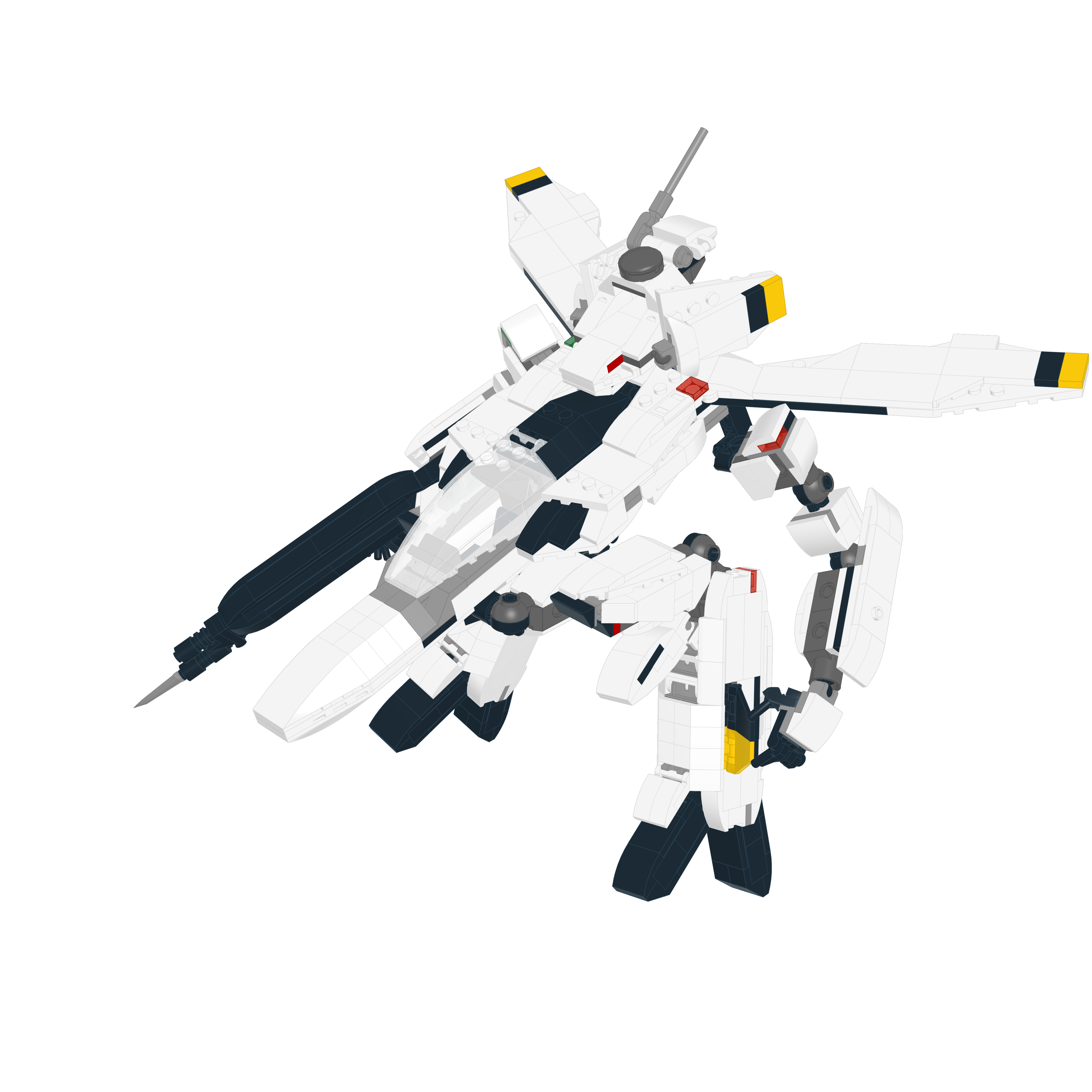 VF-1S VALKYRIE // BATTROID LEGO® MOC - GERWALK