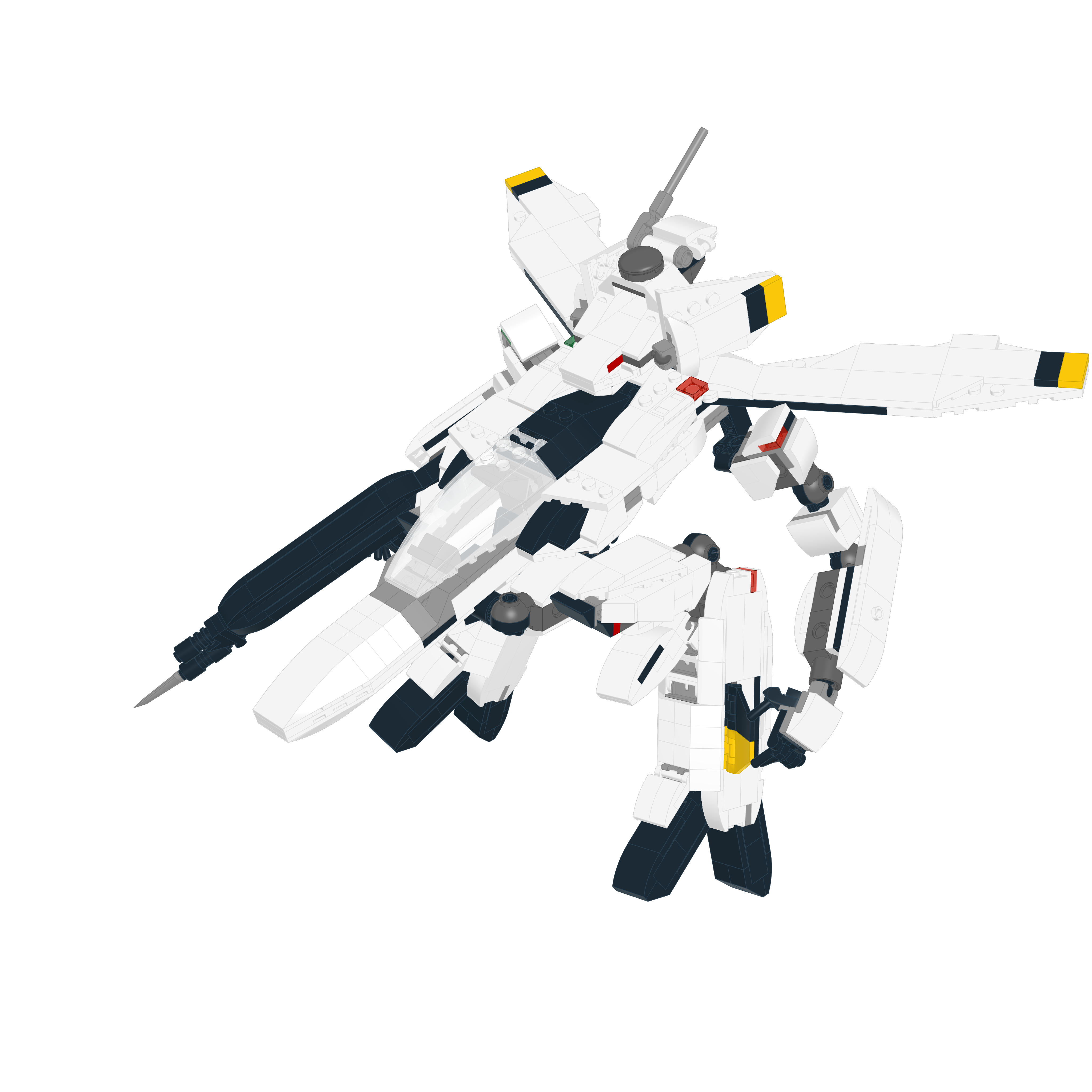 VF-1S VALKYRIE // BATTROID LEGO® MOC - GERWALK