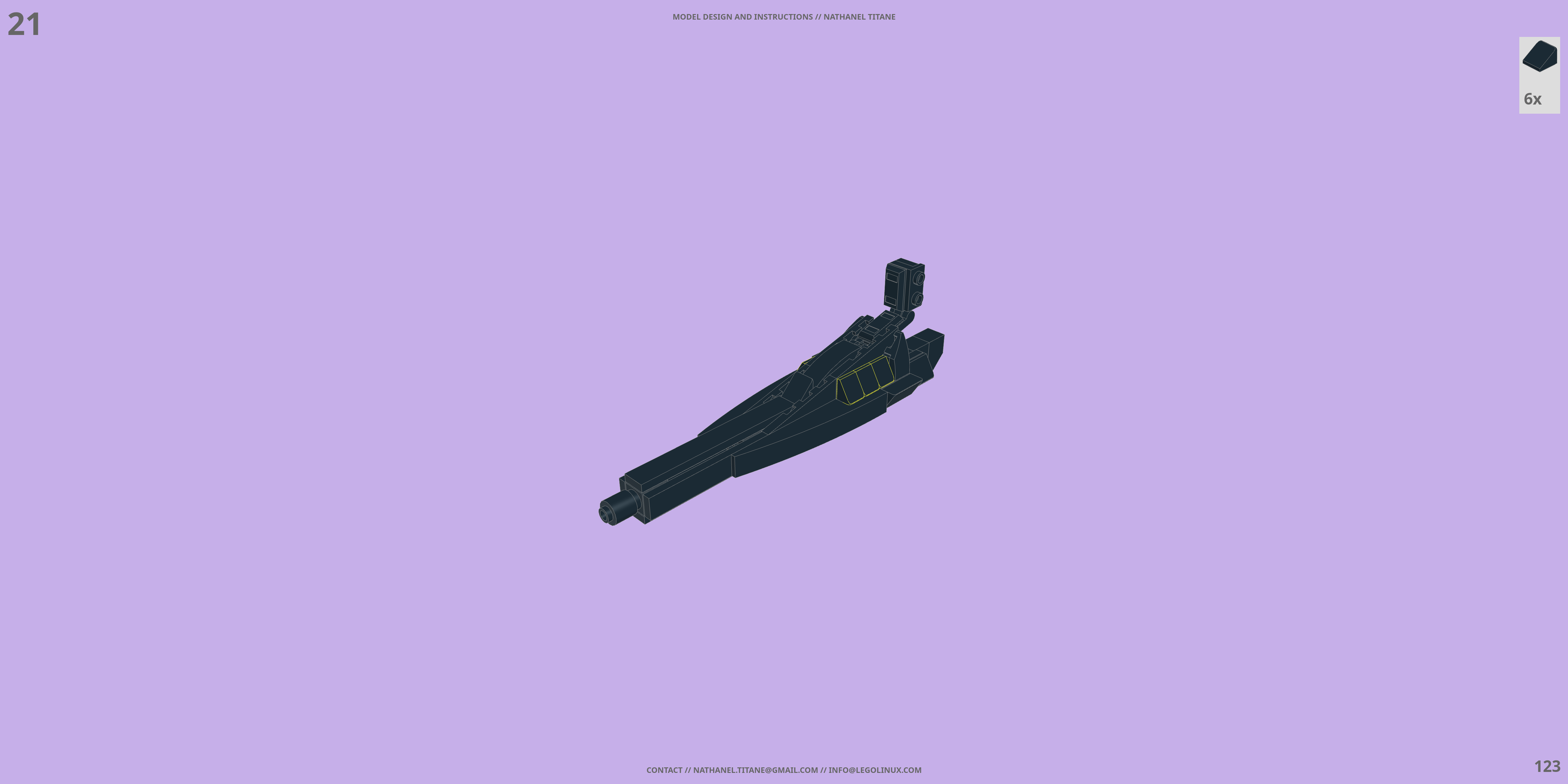 VF-22 STURMVOGEL // BATTROID LEGO® MOC - Instruction Sample - Page 3