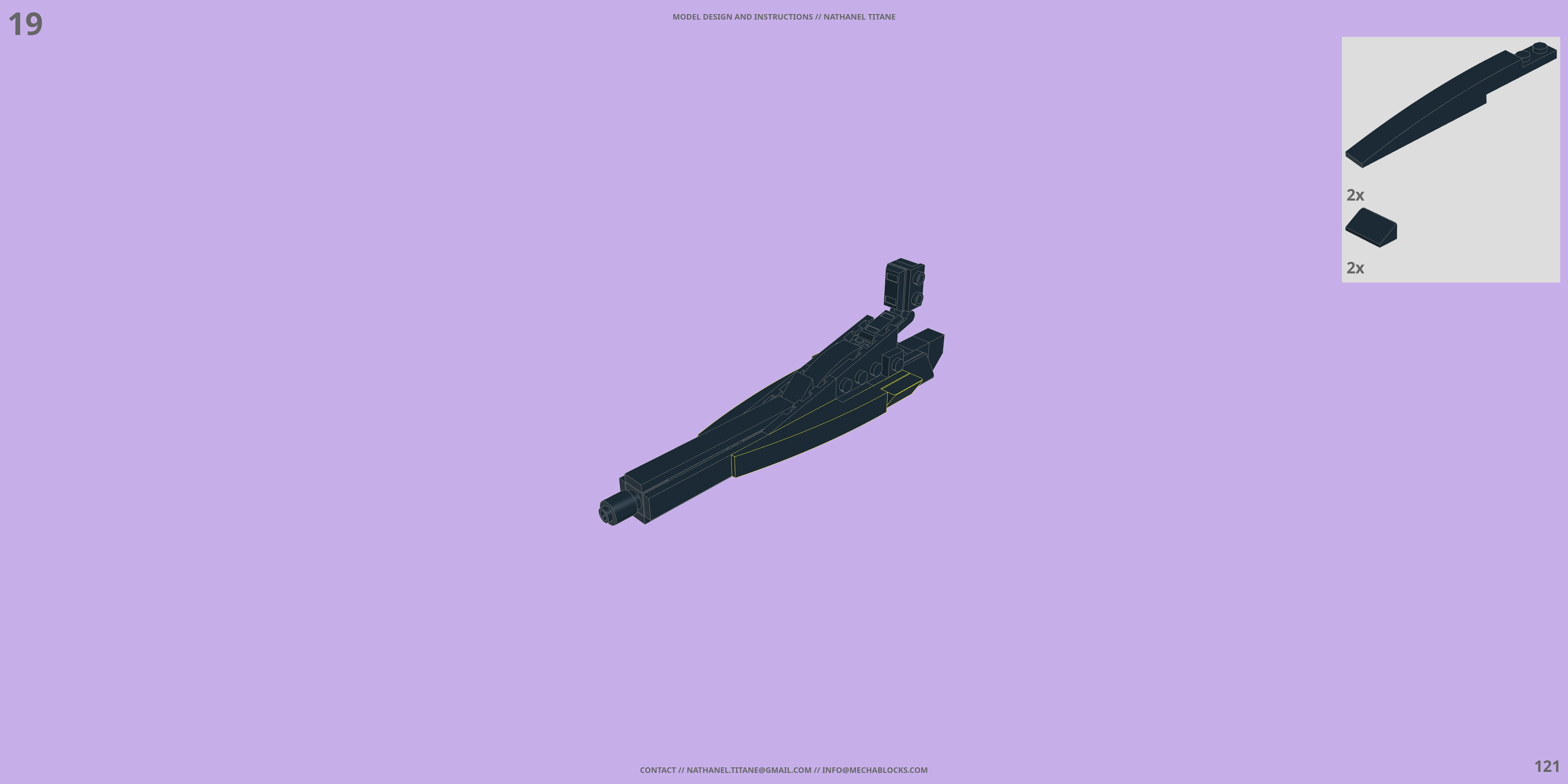 VF-22 STURMVOGEL // BATTROID LEGO® MOC - Instruction Sample - Page 3