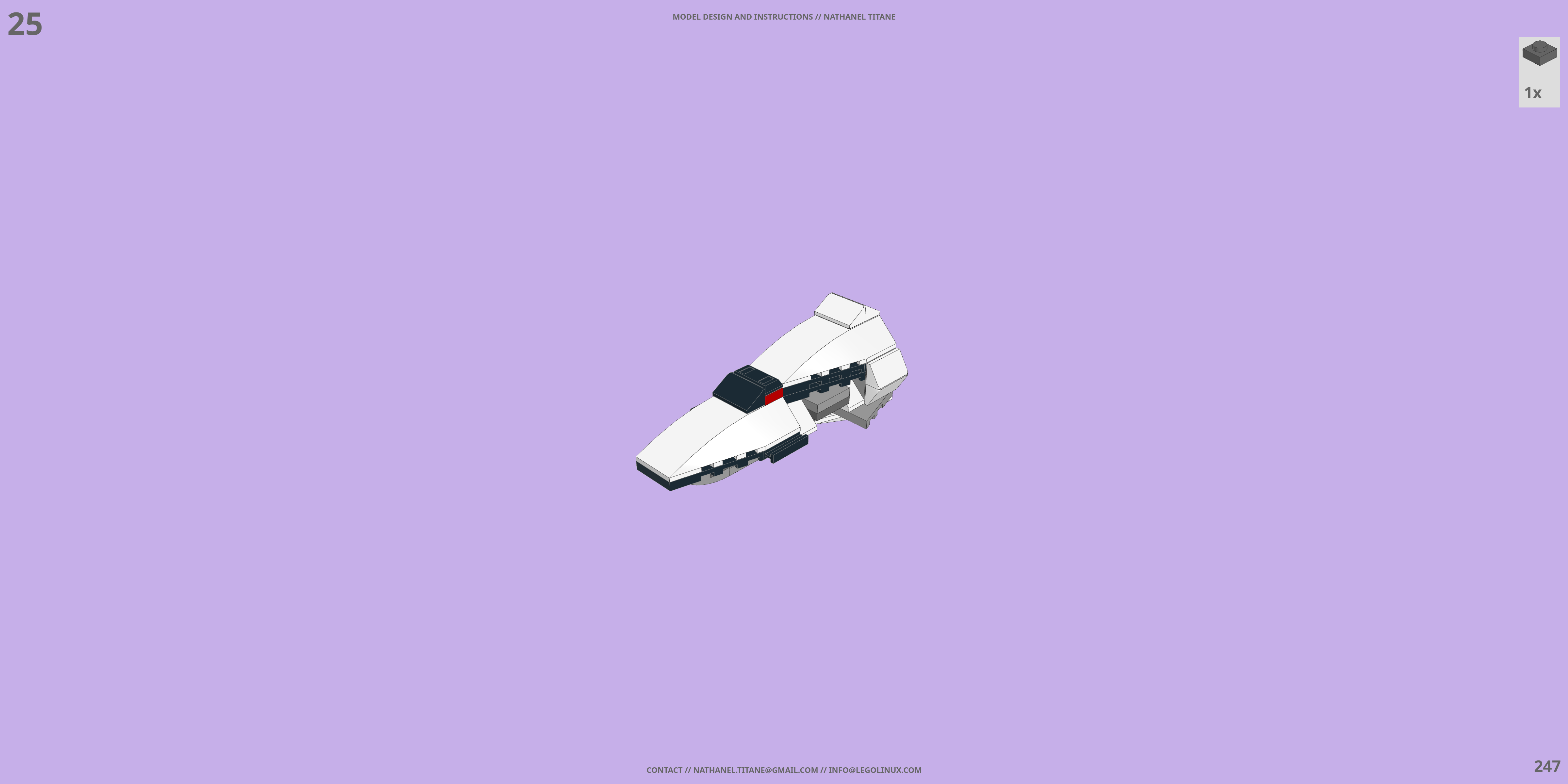 VF-22 STURMVOGEL // FIGHTER LEGO® MOC - Instruction Sample - Page 5
