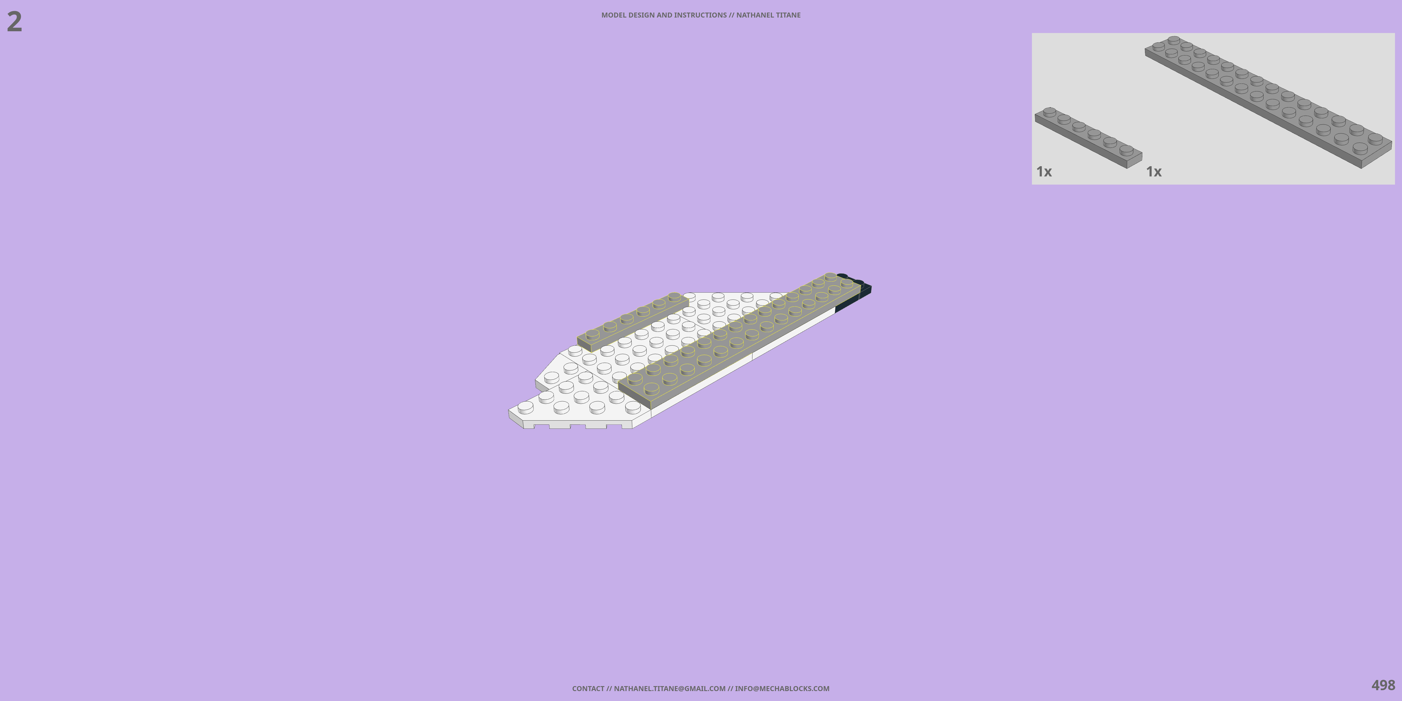 VF-22 STURMVOGEL // FIGHTER LEGO® MOC - Instruction Sample - Page 6