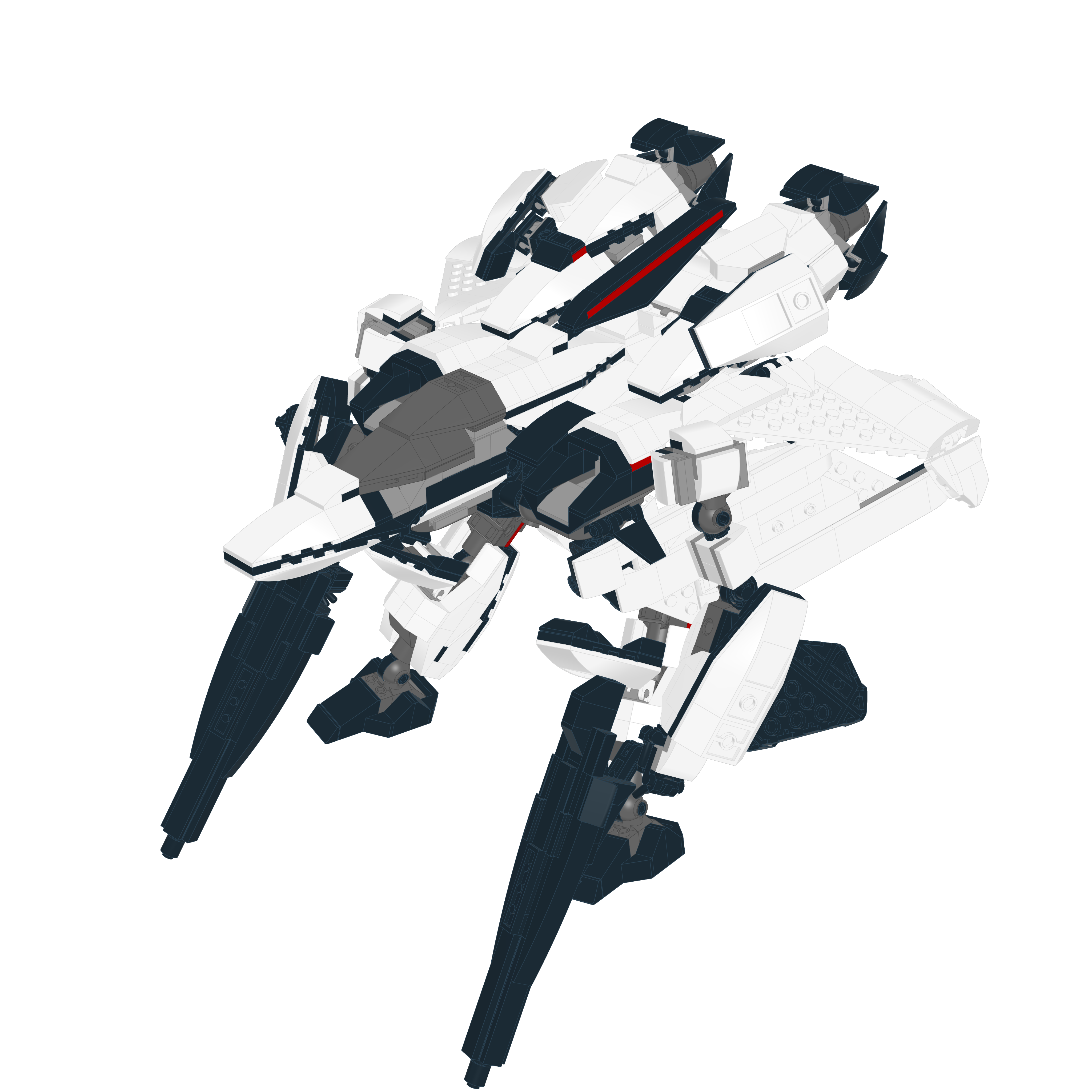YF-19S ALPHA ONE // FIGHTER LEGO® MOC - GERWALK