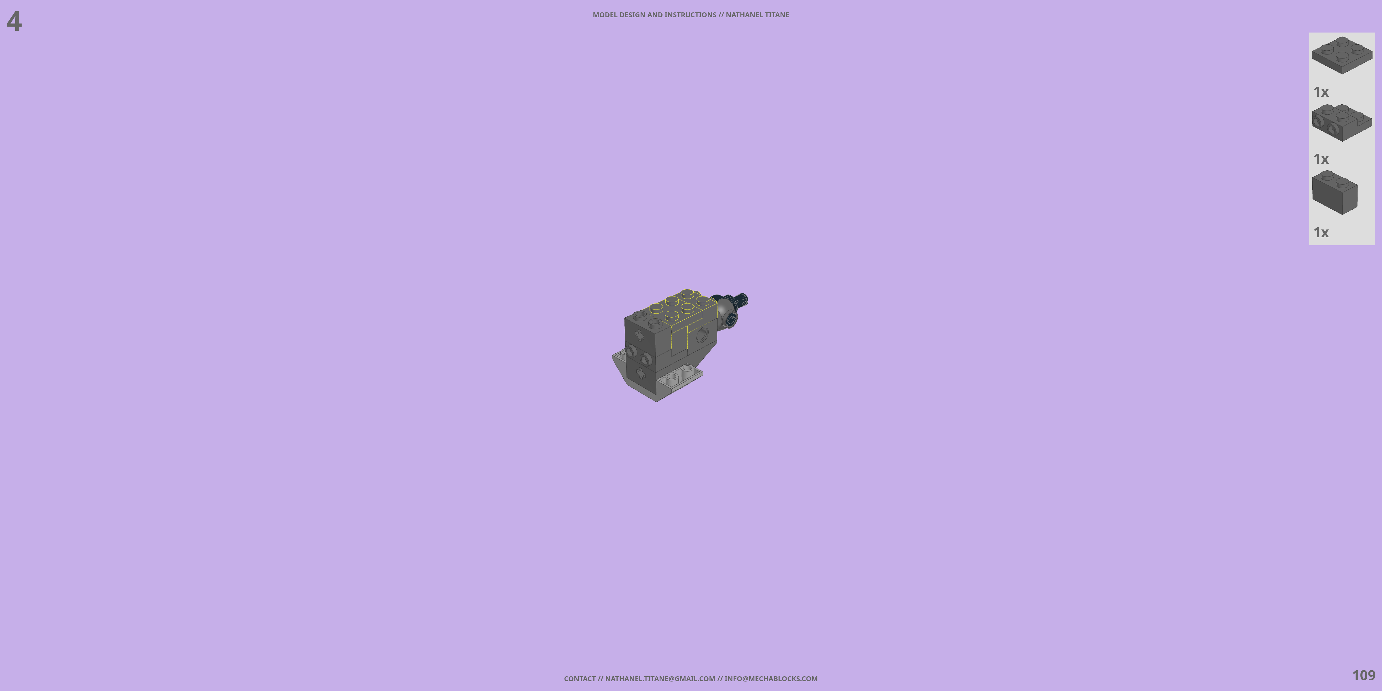 VF-25 MESSIAH // BATTROID LEGO® MOC - Instruction Sample - Page 4