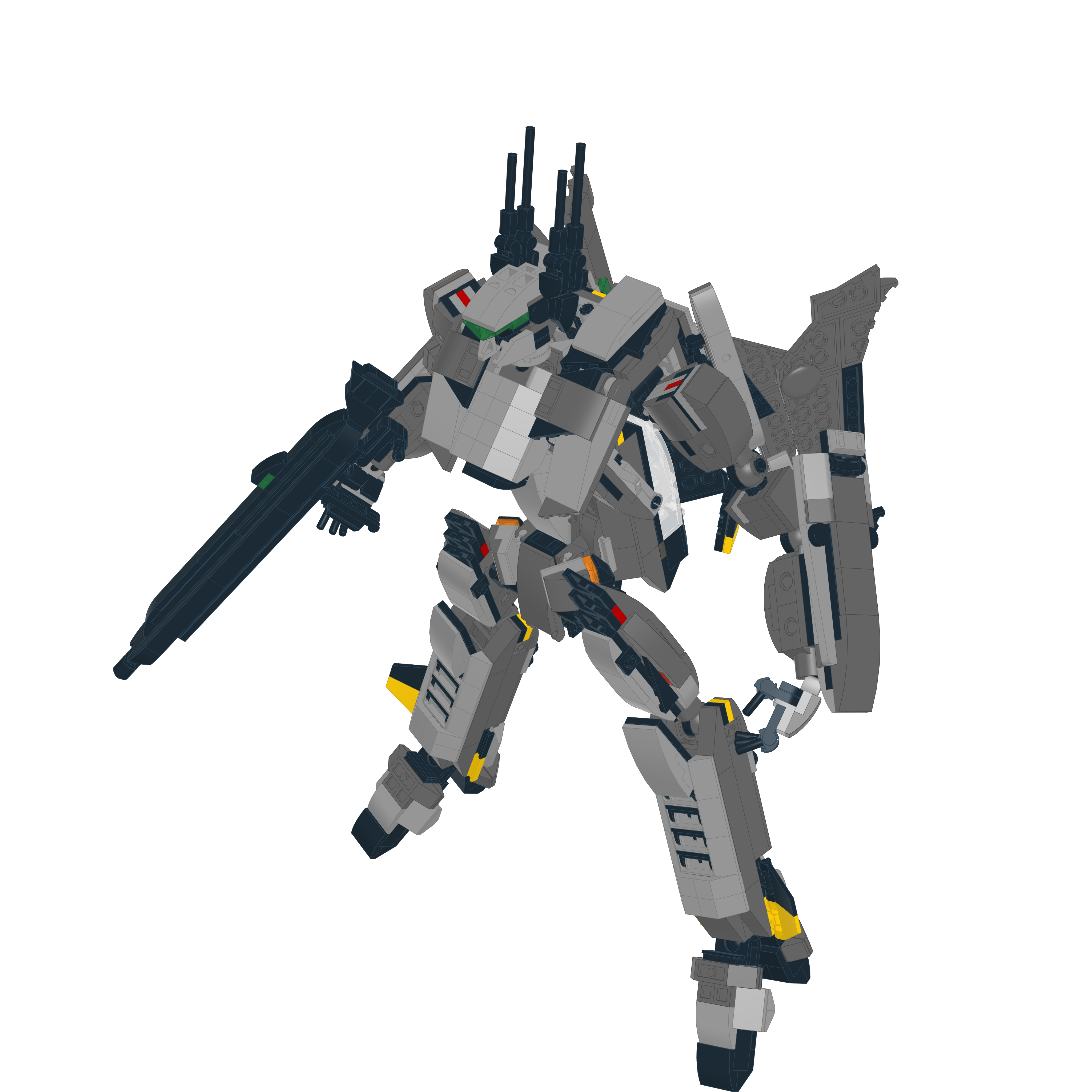 VF-25 MESSIAH // FIGHTER LEGO® MOC - BATTROID