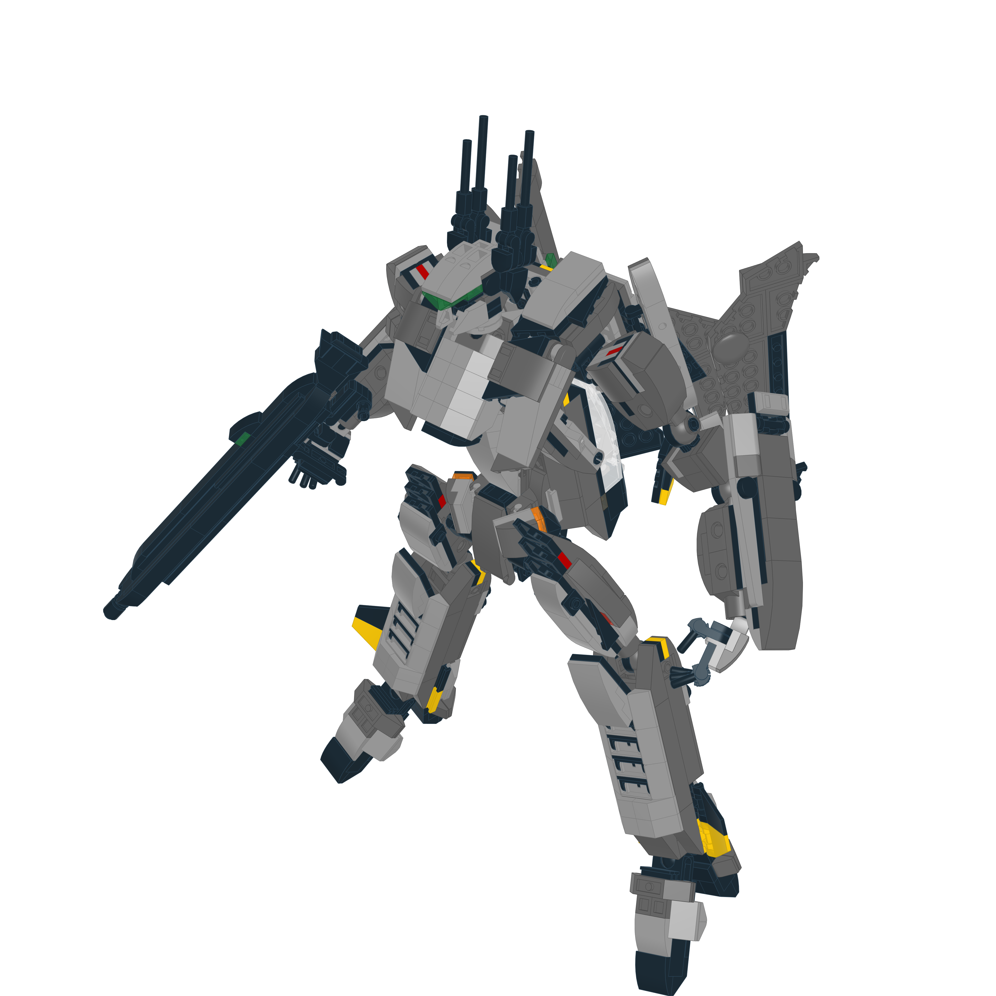 VF-25 MESSIAH // FIGHTER LEGO® MOC - BATTROID