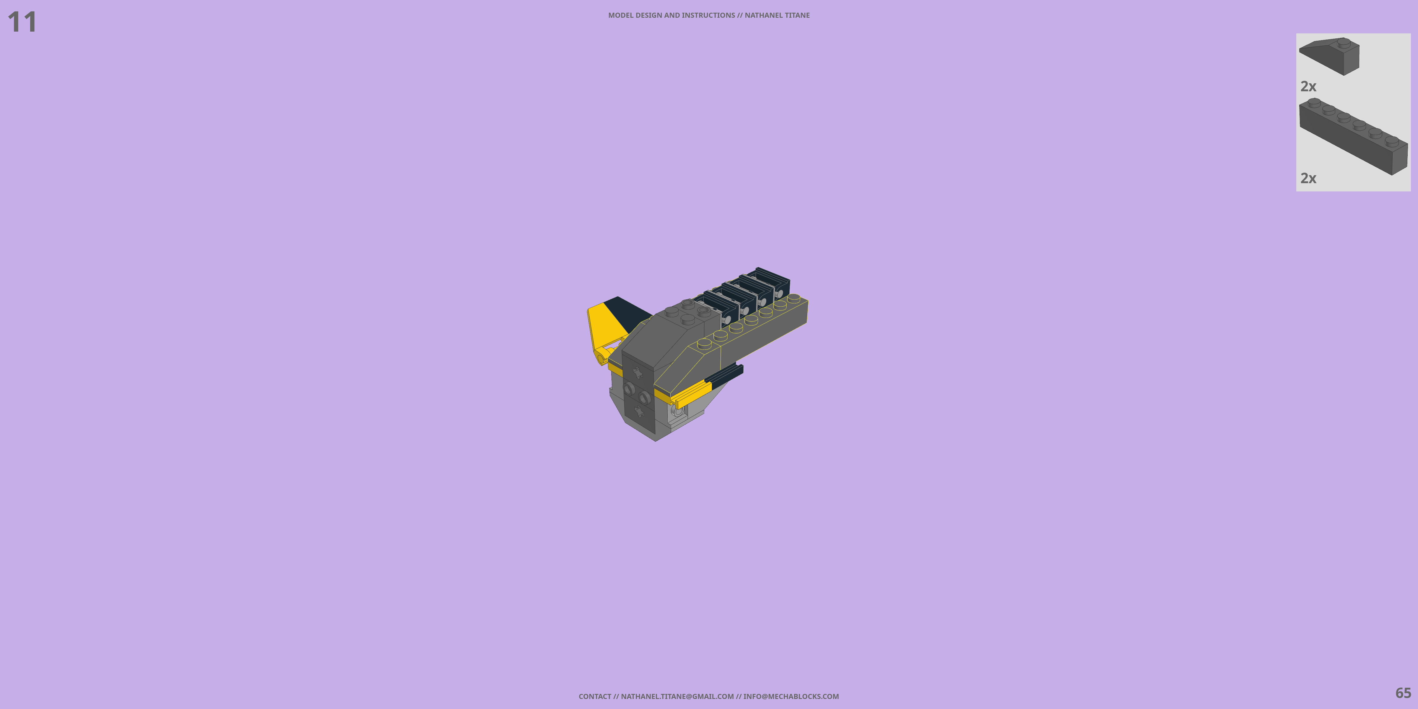VF-25 MESSIAH // FIGHTER LEGO® MOC - Instruction Sample - Page 2
