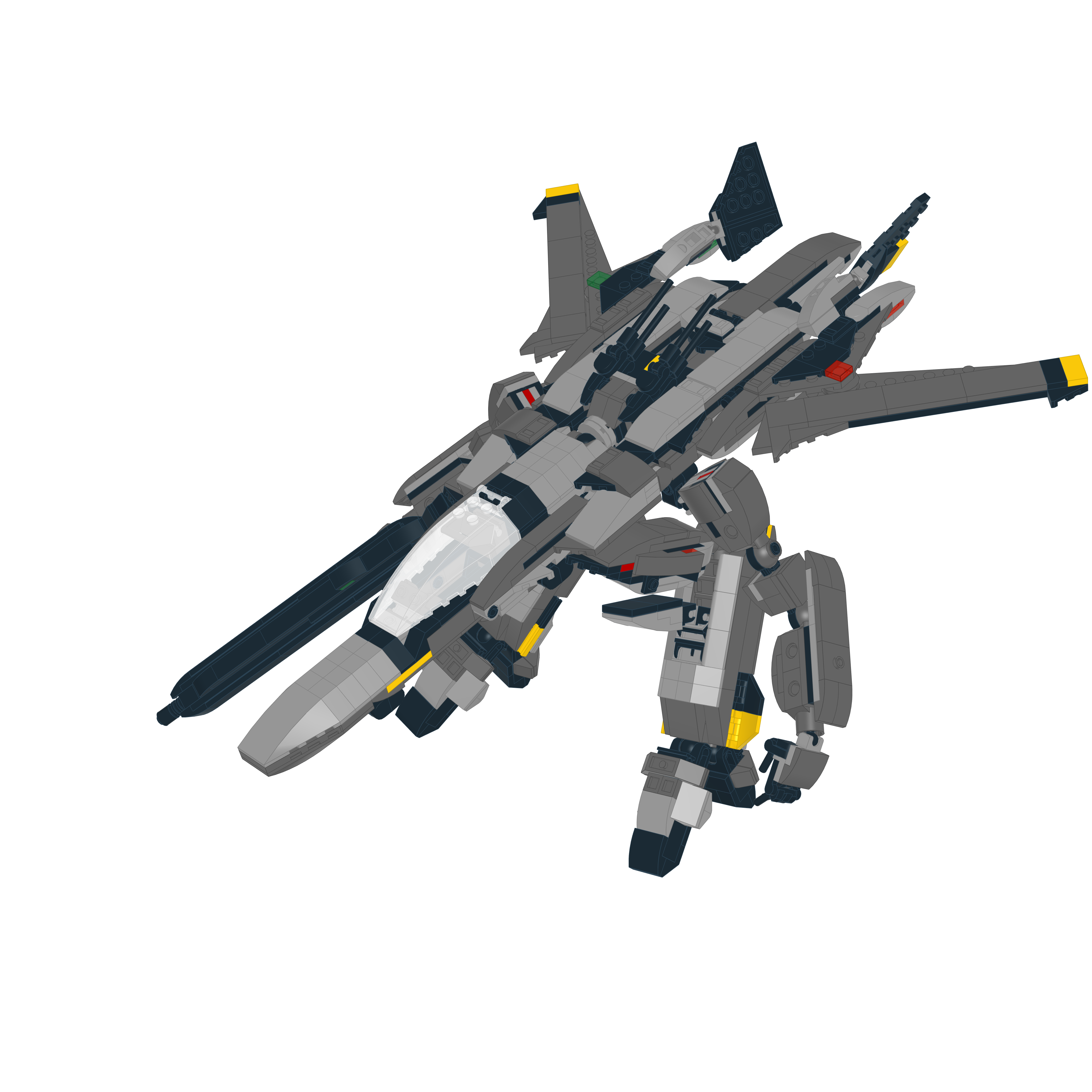 VF-25 MESSIAH // BATTROID LEGO® MOC - GERWALK