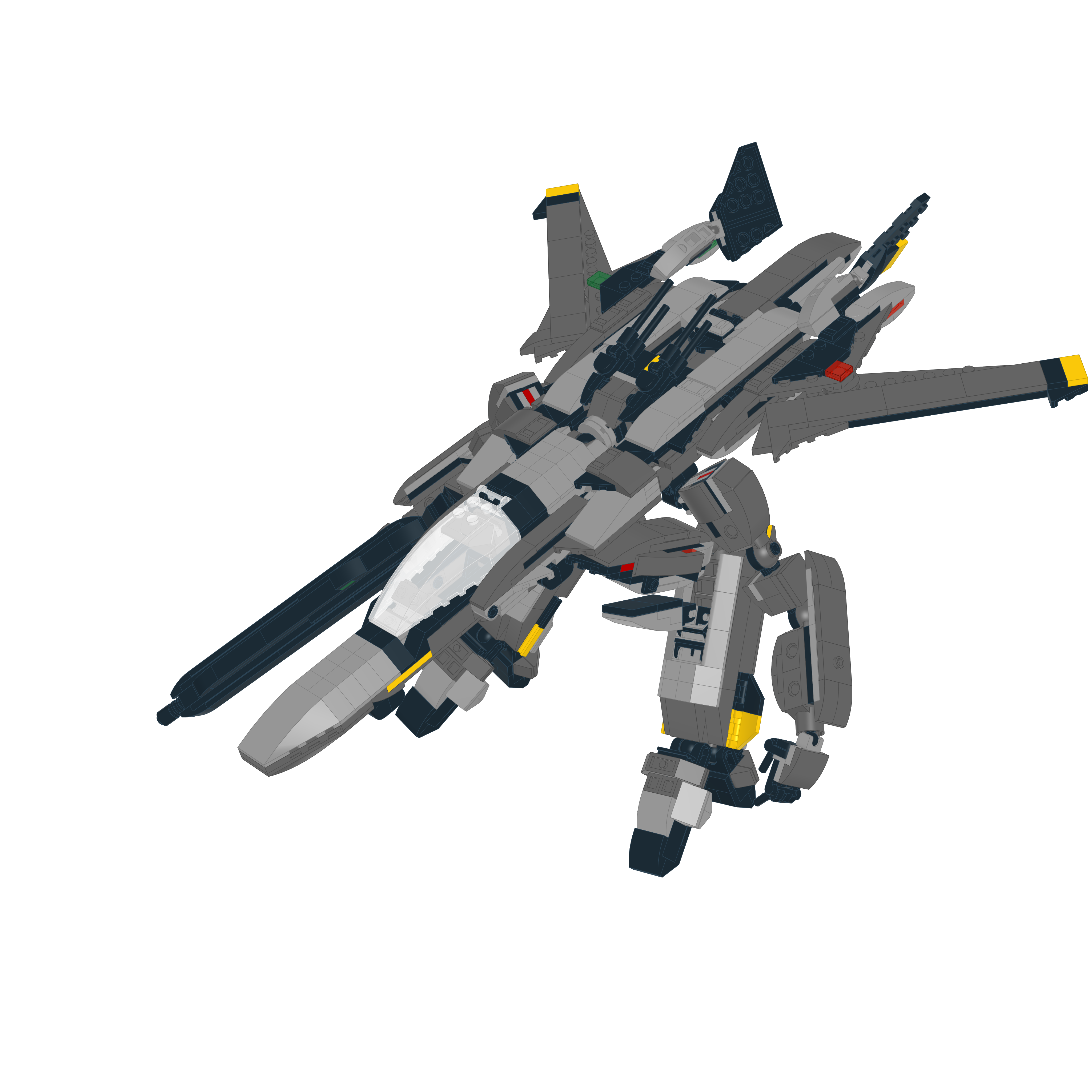 VF-25 MESSIAH // BATTROID LEGO® MOC - GERWALK