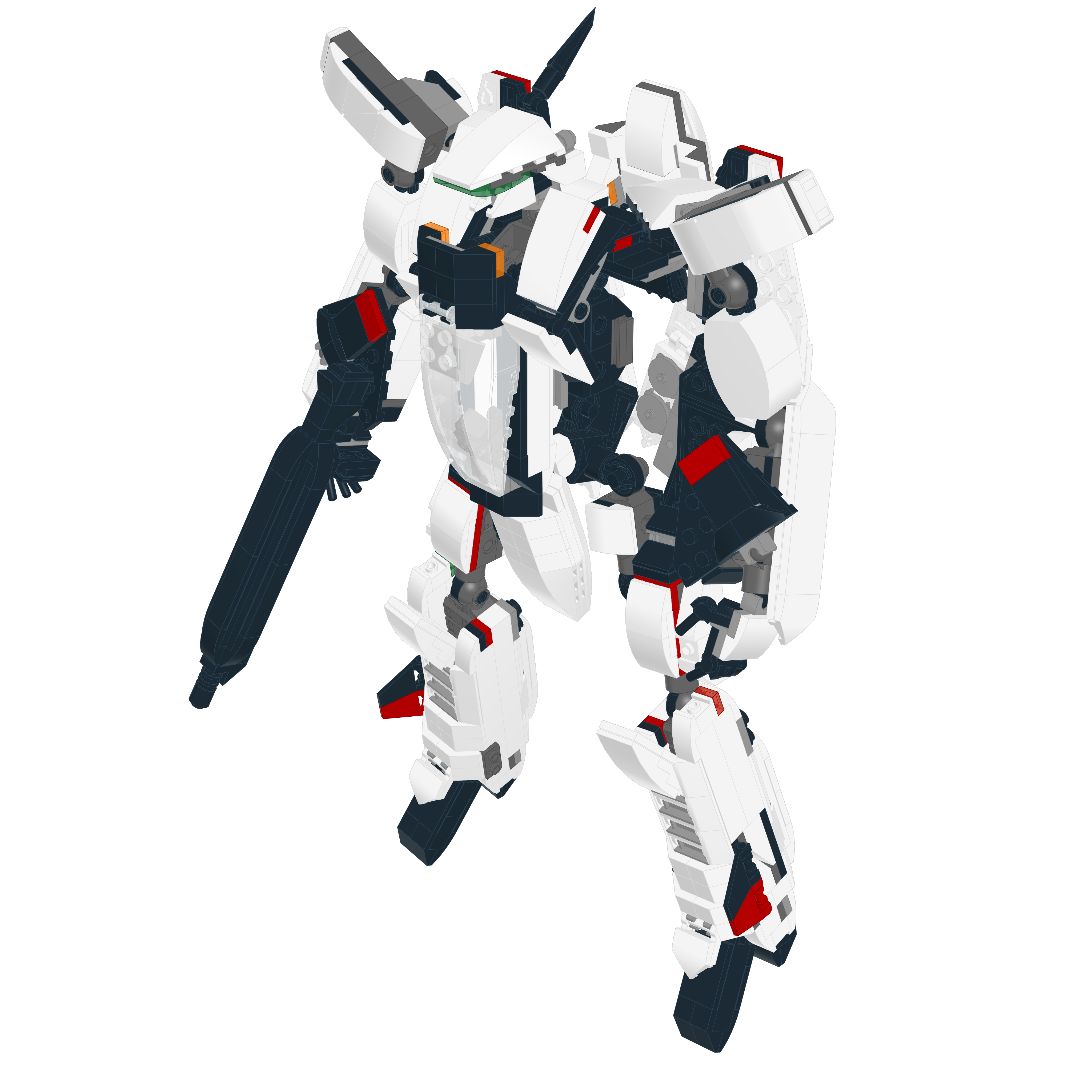 VF-5000 STAR MIRAGE // GERWALK LEGO® MOC - BATTROID
