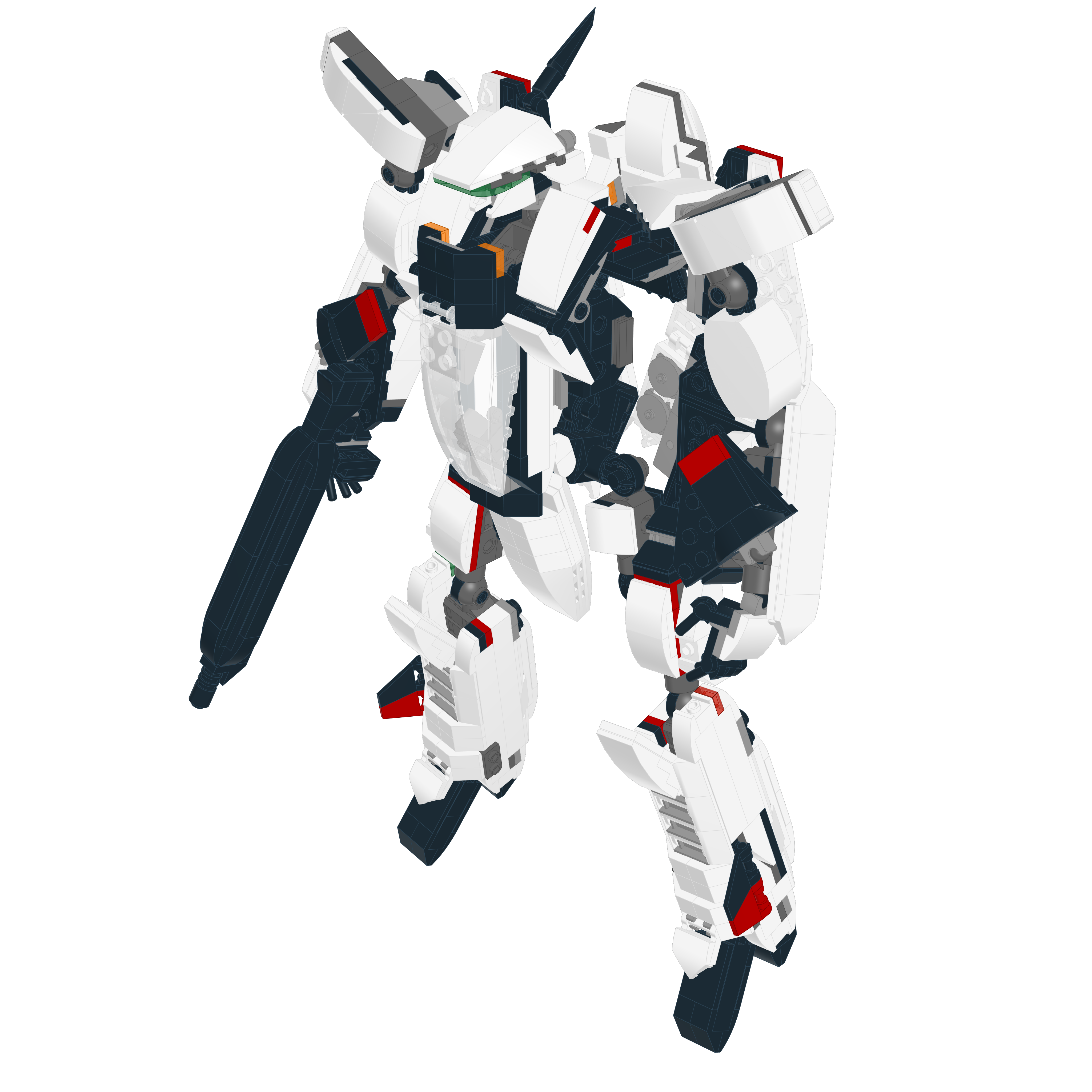 VF-5000 STAR MIRAGE // FIGHTER LEGO® MOC - BATTROID