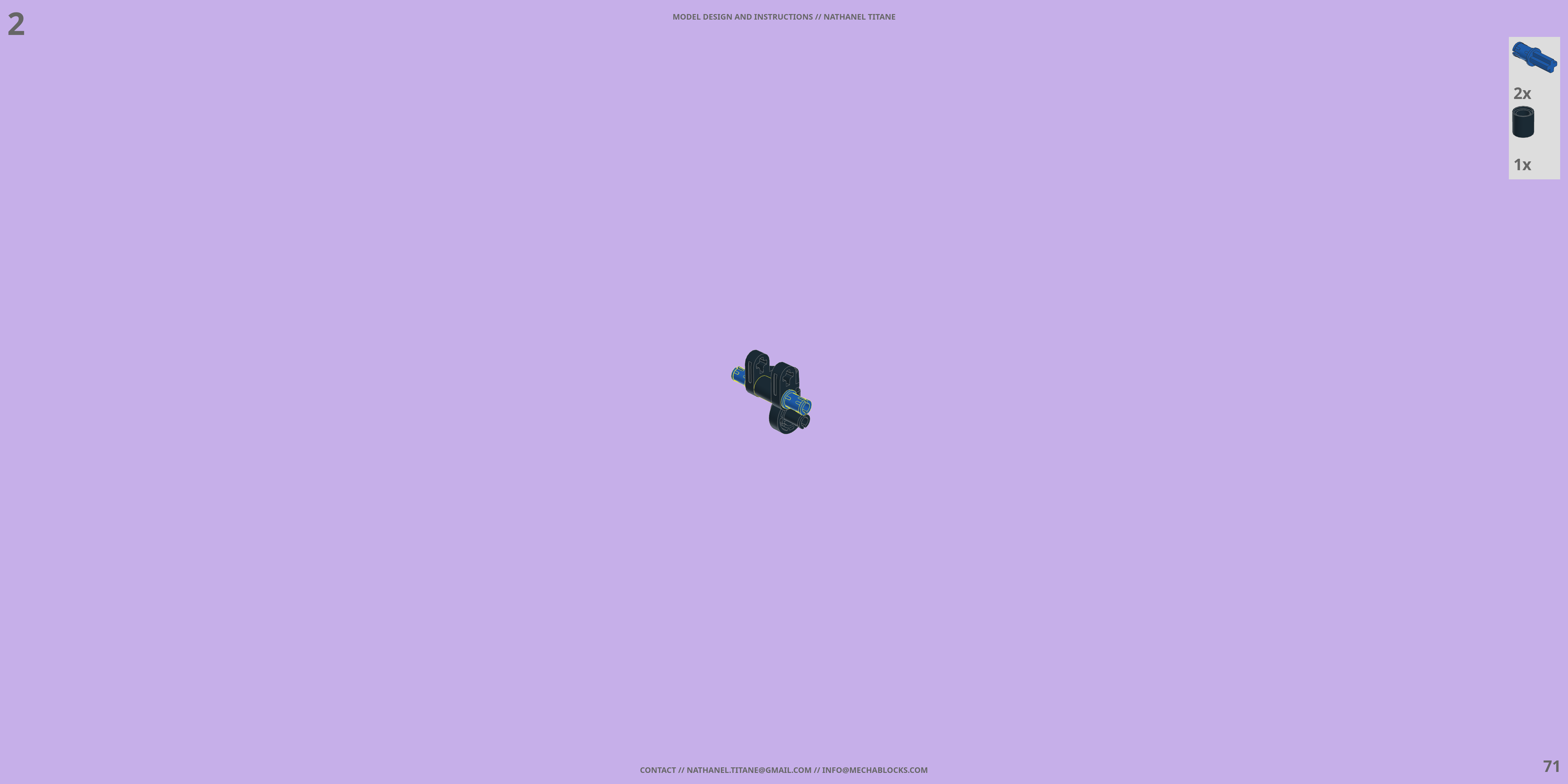 VF-5000 STAR MIRAGE // FIGHTER LEGO® MOC - Instruction Sample - Page 2
