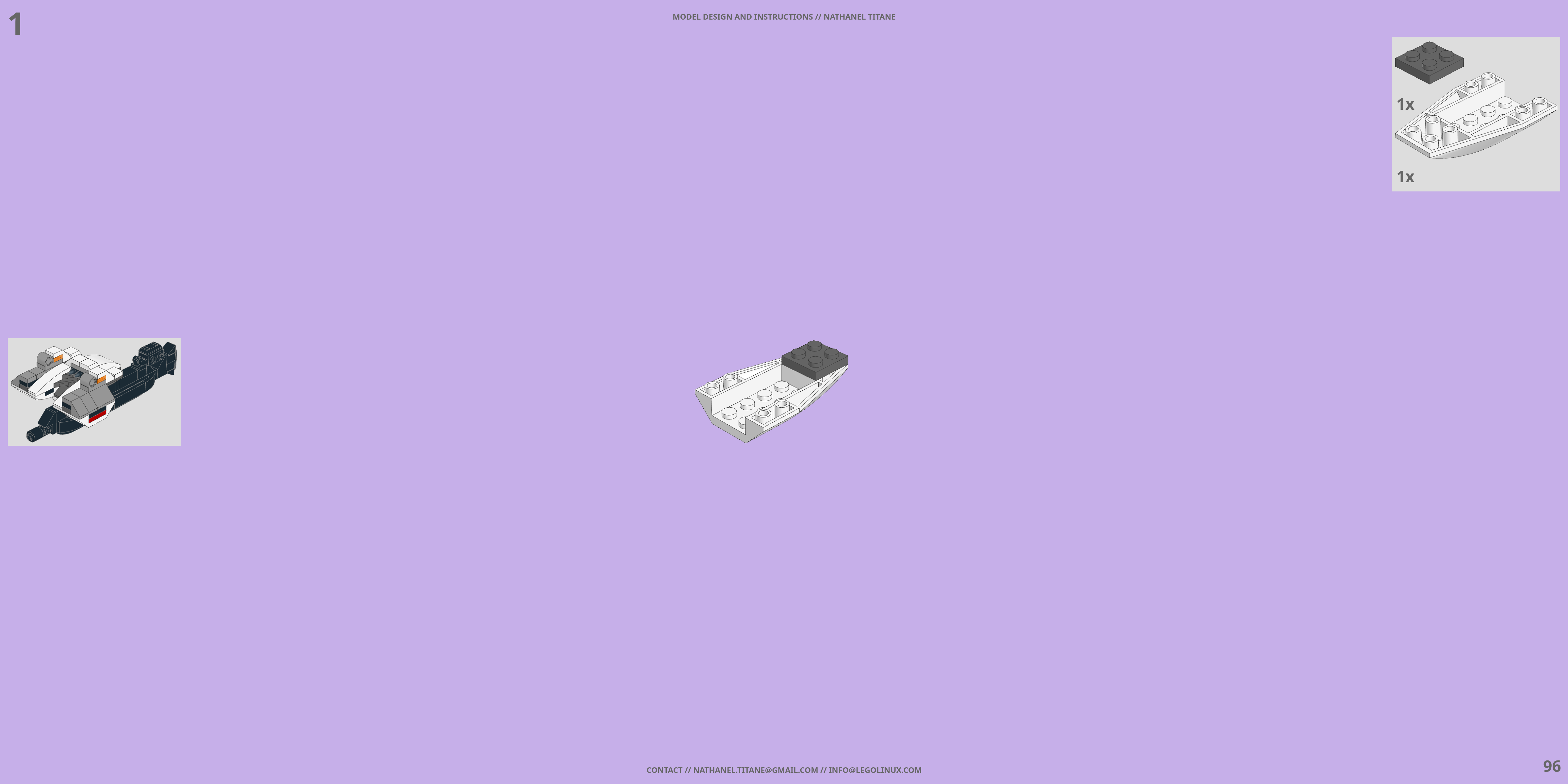 VF-5000 STAR MIRAGE // FIGHTER LEGO® MOC - Instruction Sample - Page 3