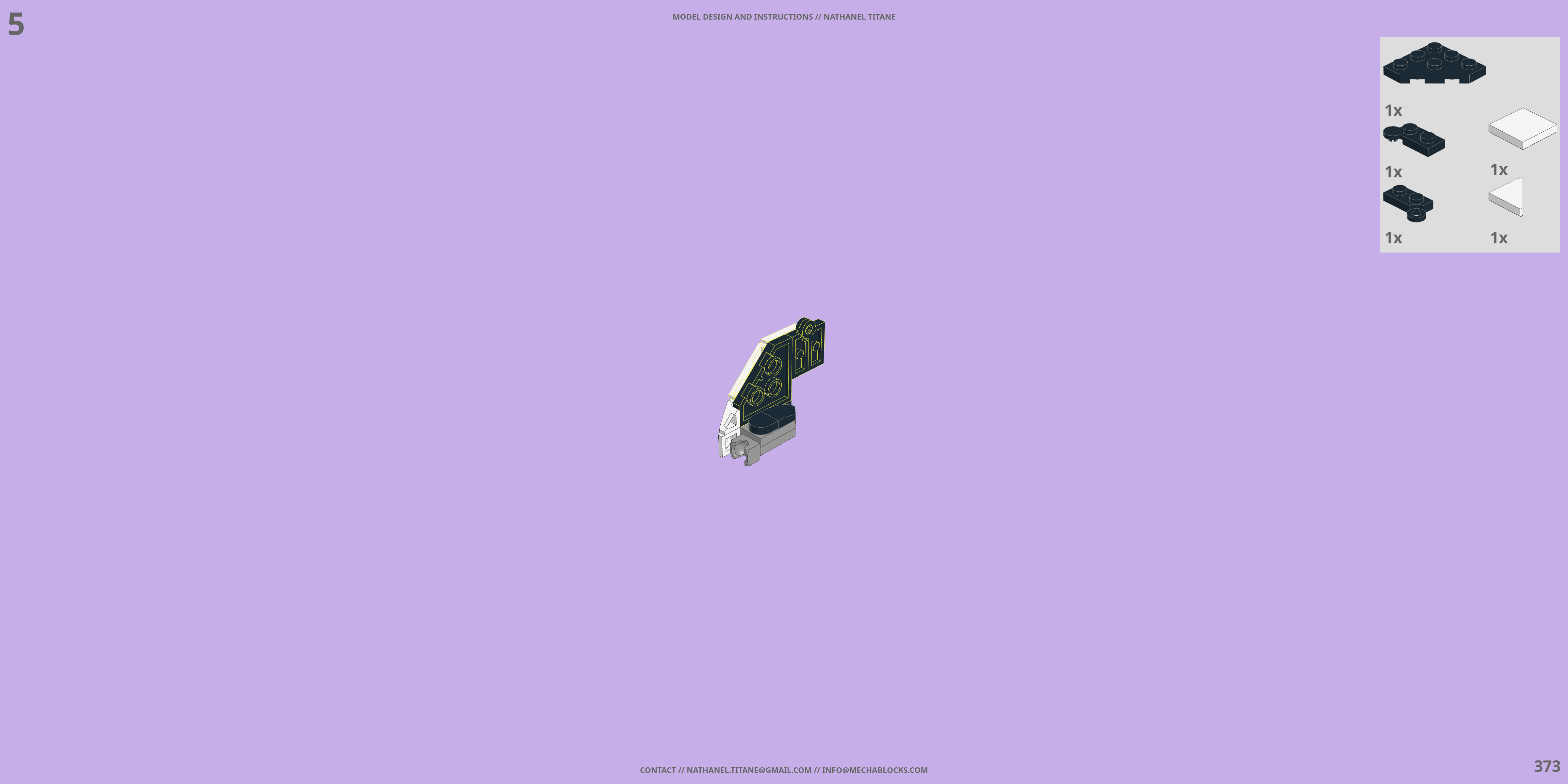 VF-5000 STAR MIRAGE // FIGHTER LEGO® MOC - Instruction Sample - Page 6
