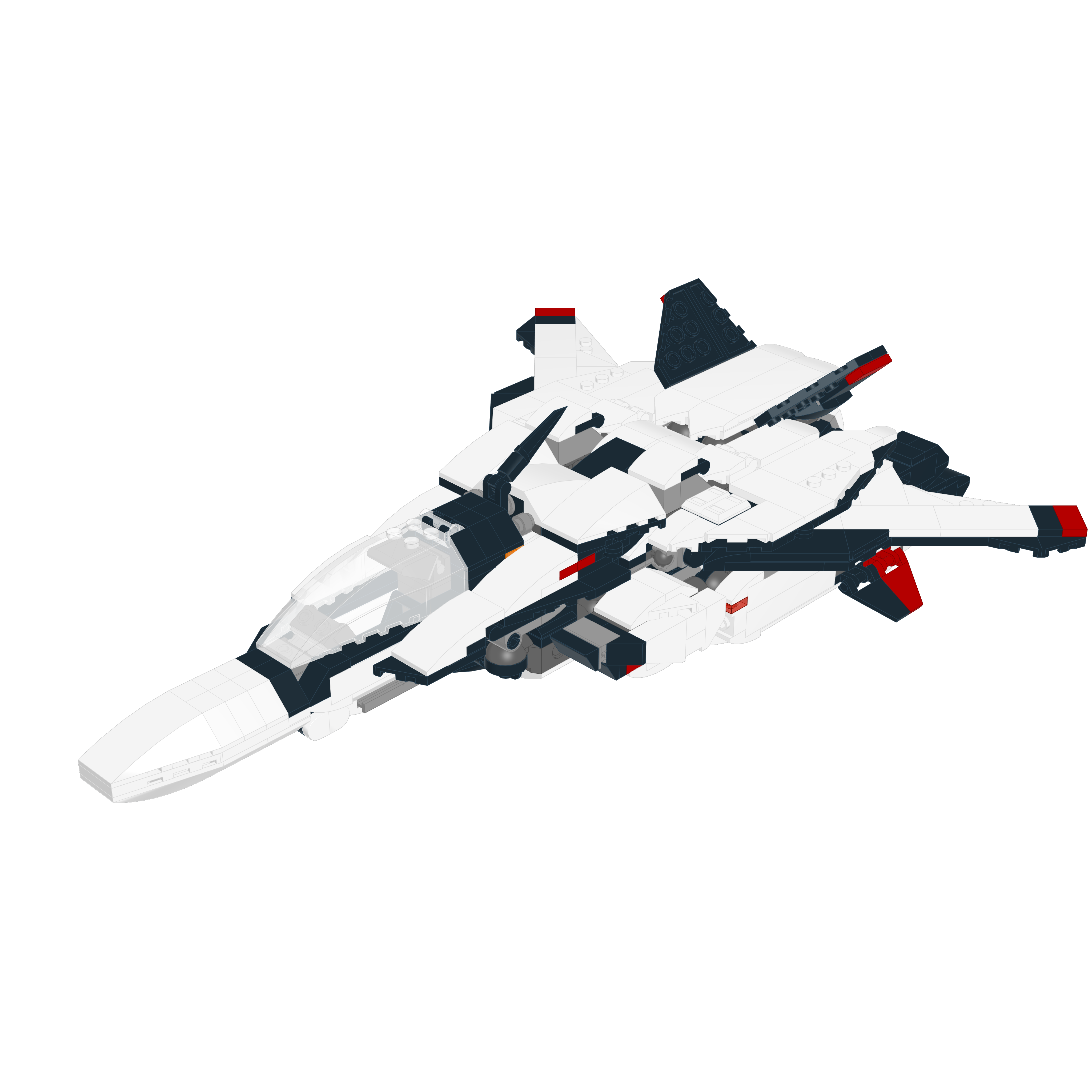 VF-5000 STAR MIRAGE // BATTROID LEGO® MOC - FIGHTER