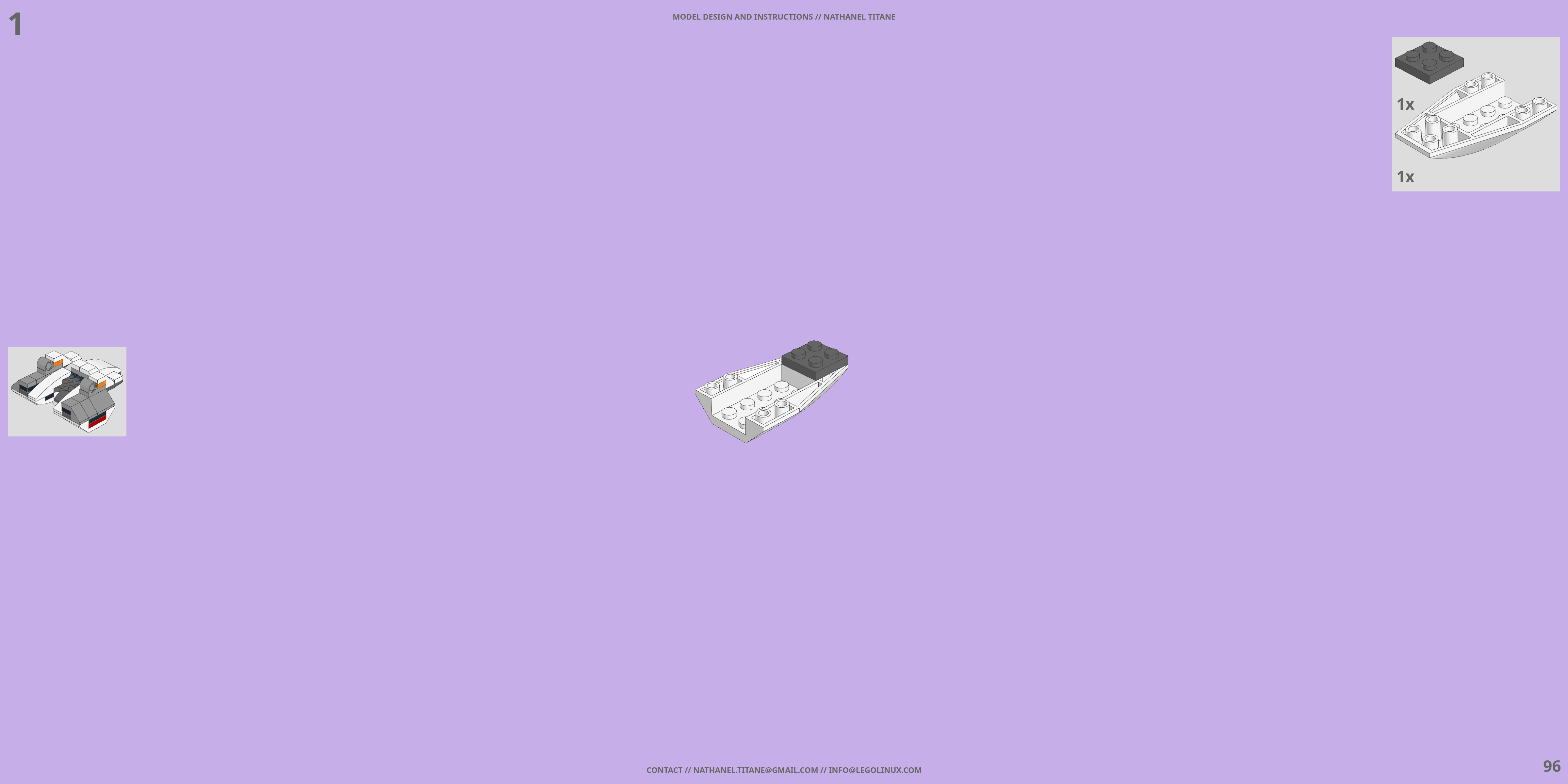 VF-5000 STAR MIRAGE // GERWALK LEGO® MOC - Instruction Sample - Page 3
