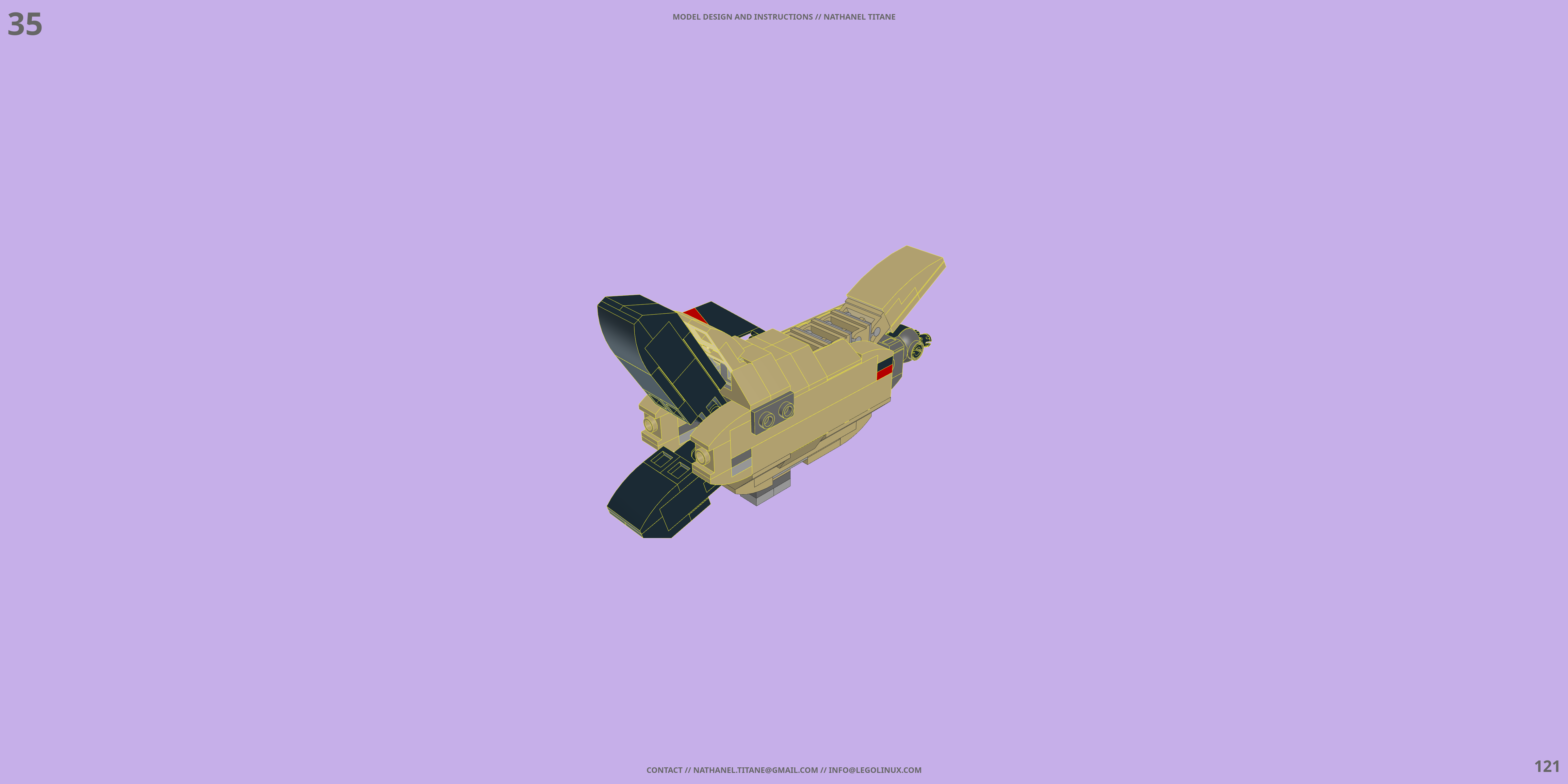YF-19S ALPHA ONE // SUPER BATTROID LEGO® MOC - Instruction Sample - Page 4