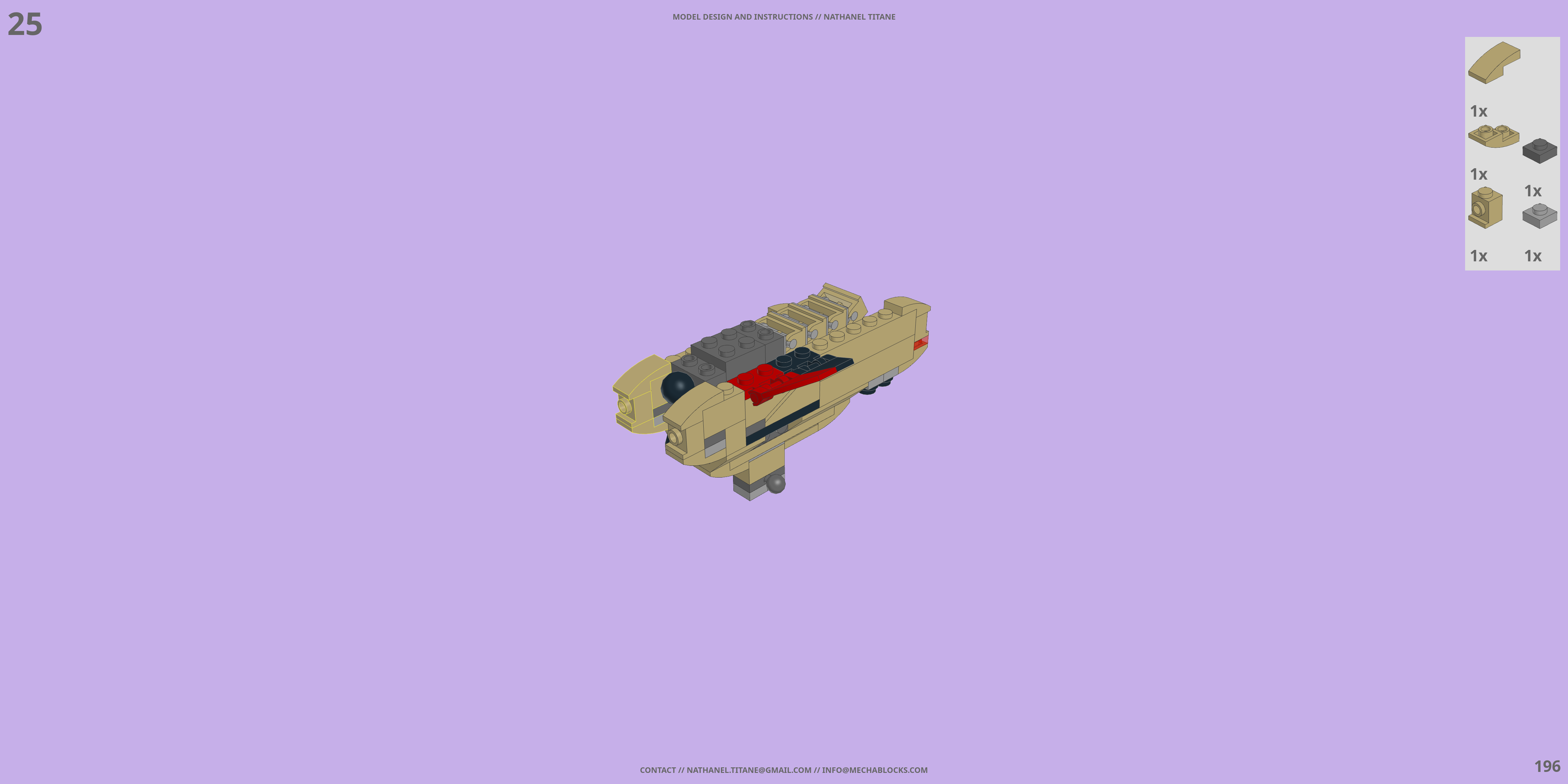 YF-19S ALPHA ONE // SUPER BATTROID LEGO® MOC - Instruction Sample - Page 5