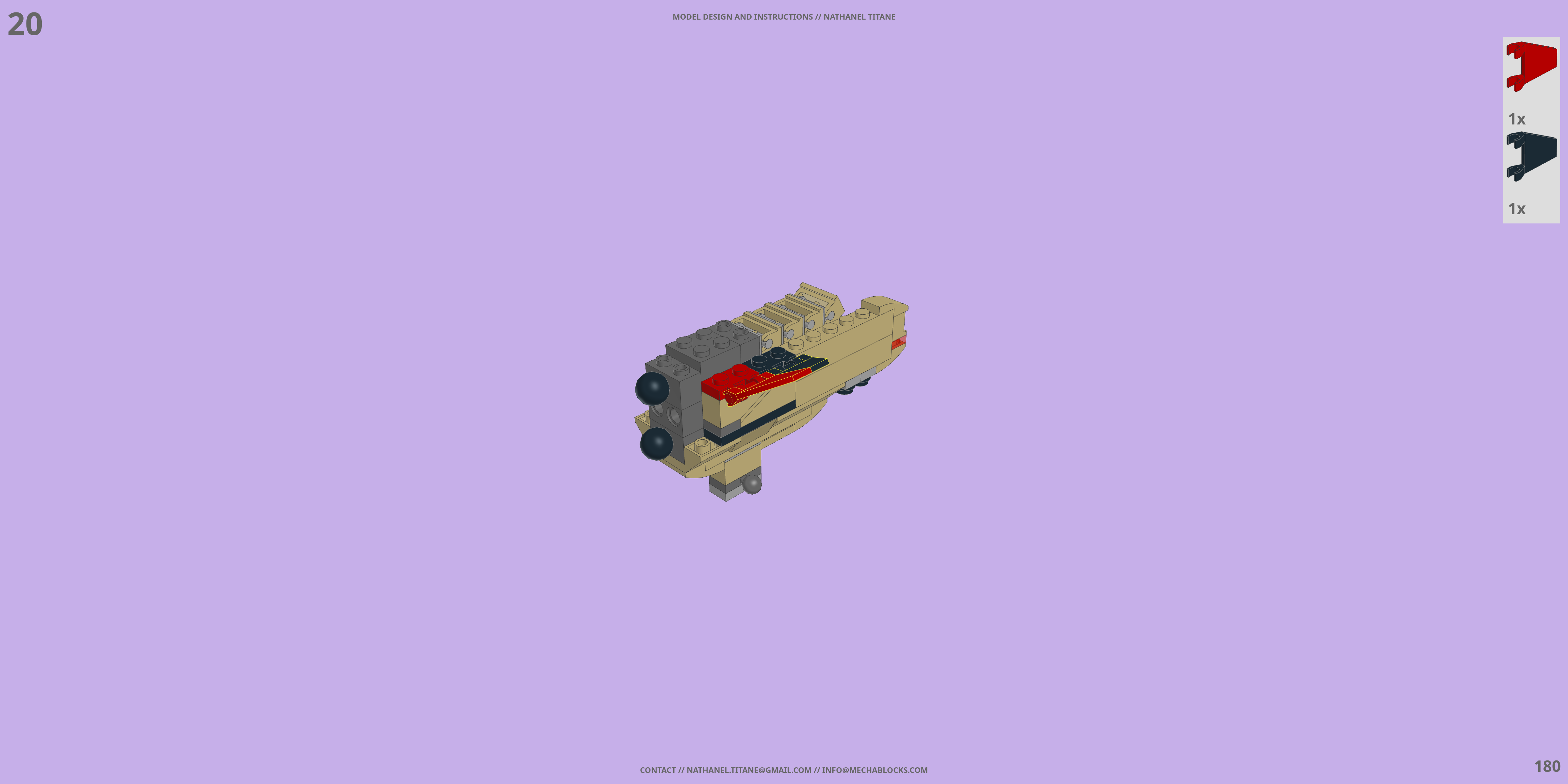YF-19 ALPHA ONE // BATTROID LEGO® MOC - Instruction Sample - Page 5