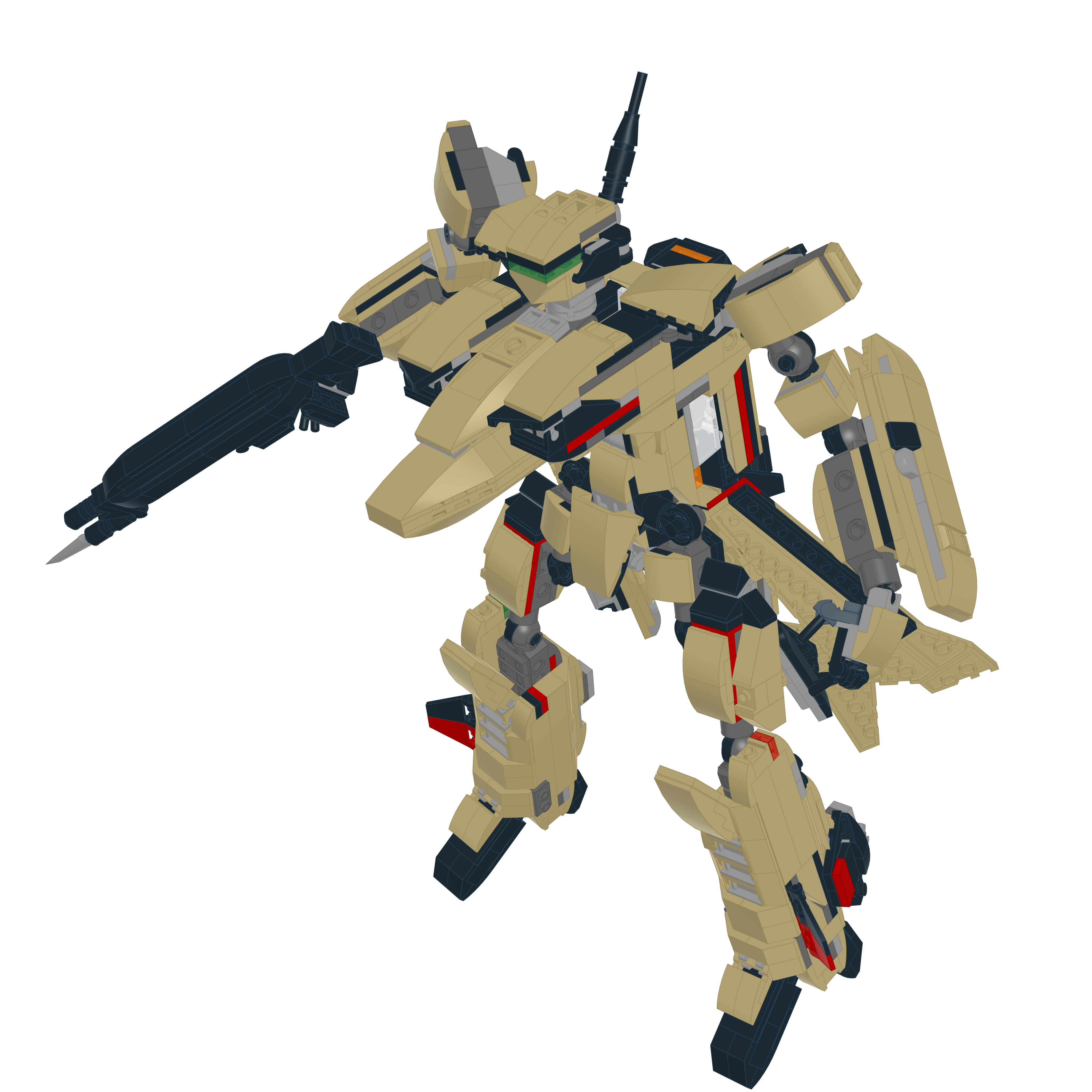 YF-19S ALPHA ONE // FIGHTER LEGO® MOC - BATTROID