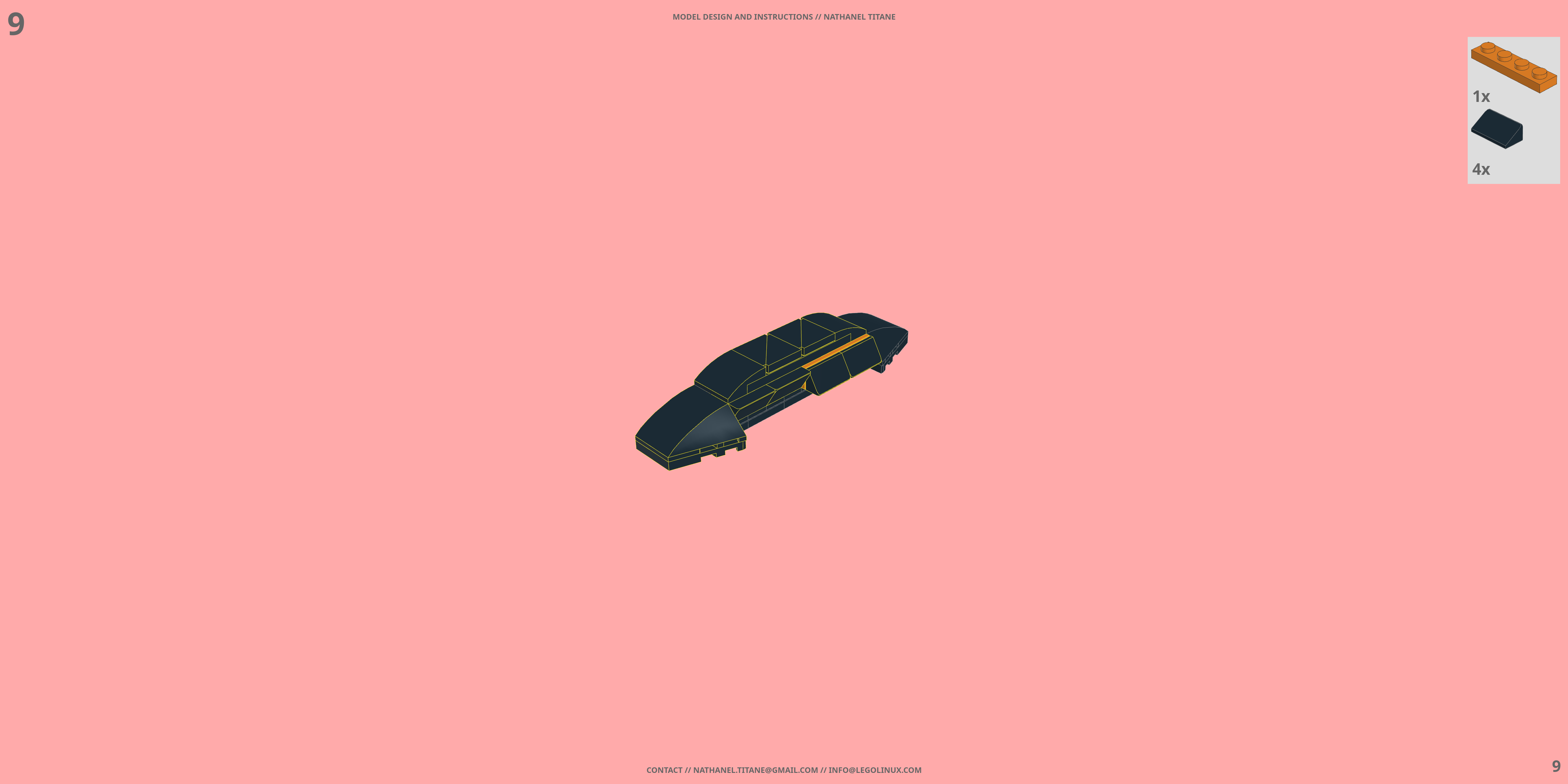 YF-19S ALPHA ONE // FAST PACKS LEGO® MOC - Instruction Sample - Page 4