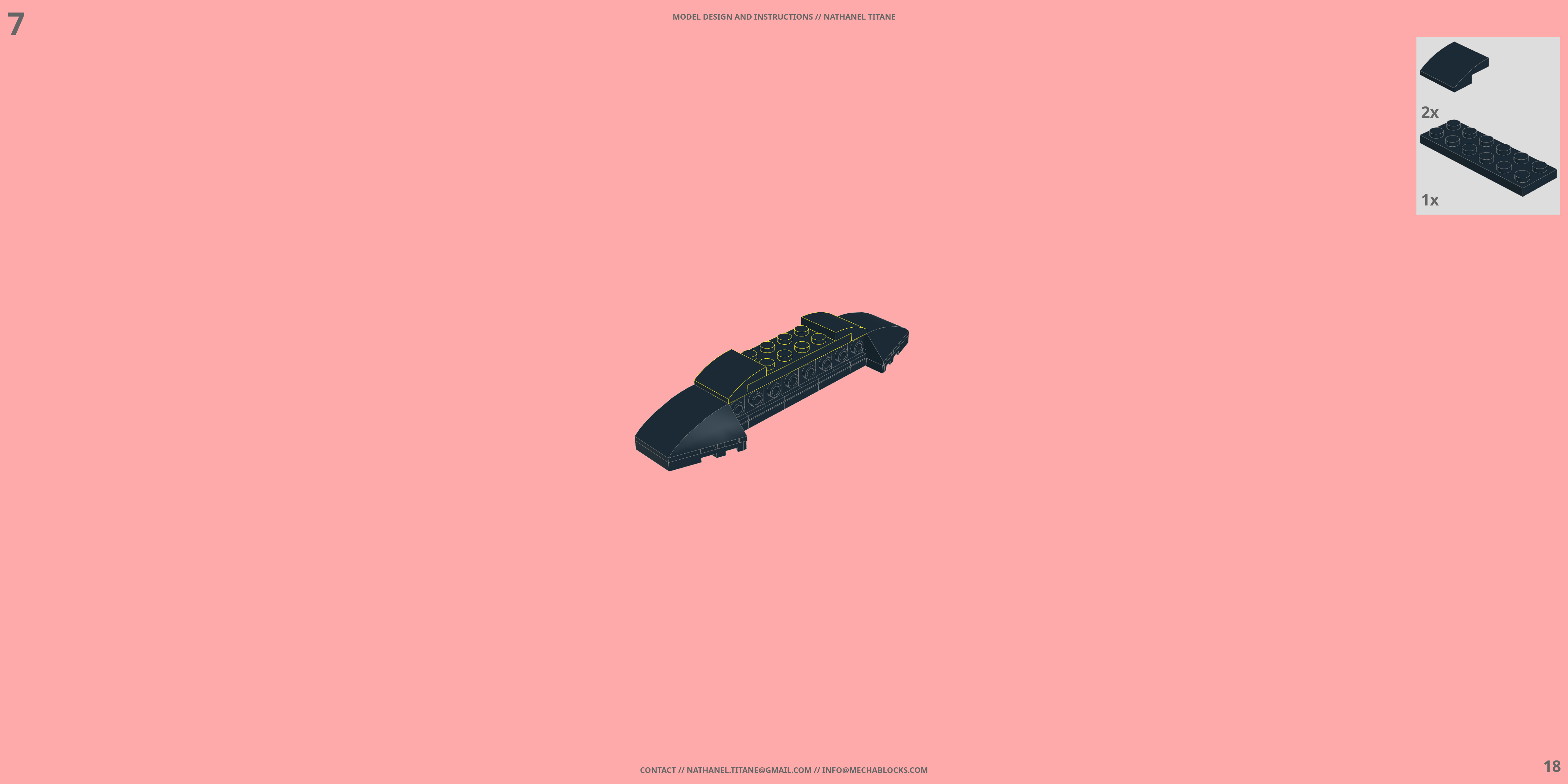 YF-19S ALPHA ONE // FAST PACKS LEGO® MOC - Instruction Sample - Page 5