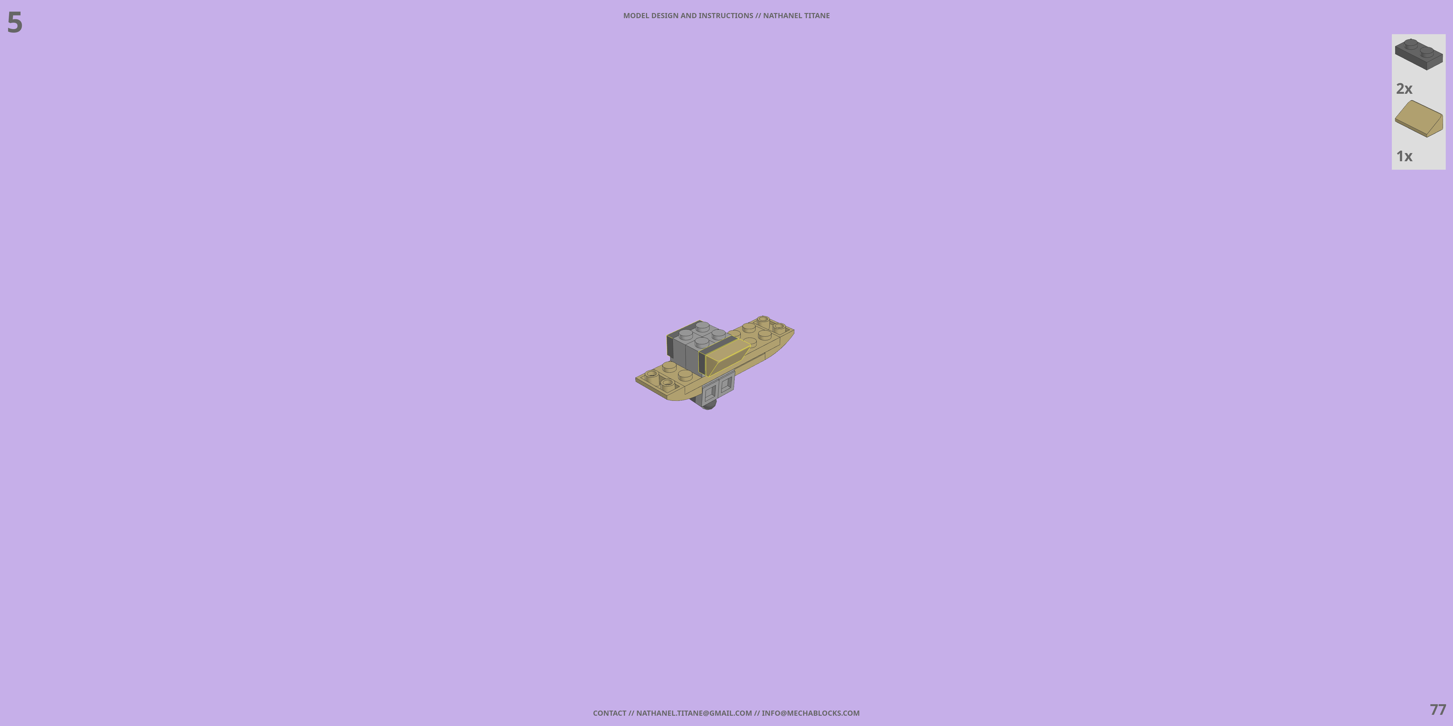 YF-19S ALPHA ONE // SUPER FIGHTER LEGO® MOC - Instruction Sample - Page 2