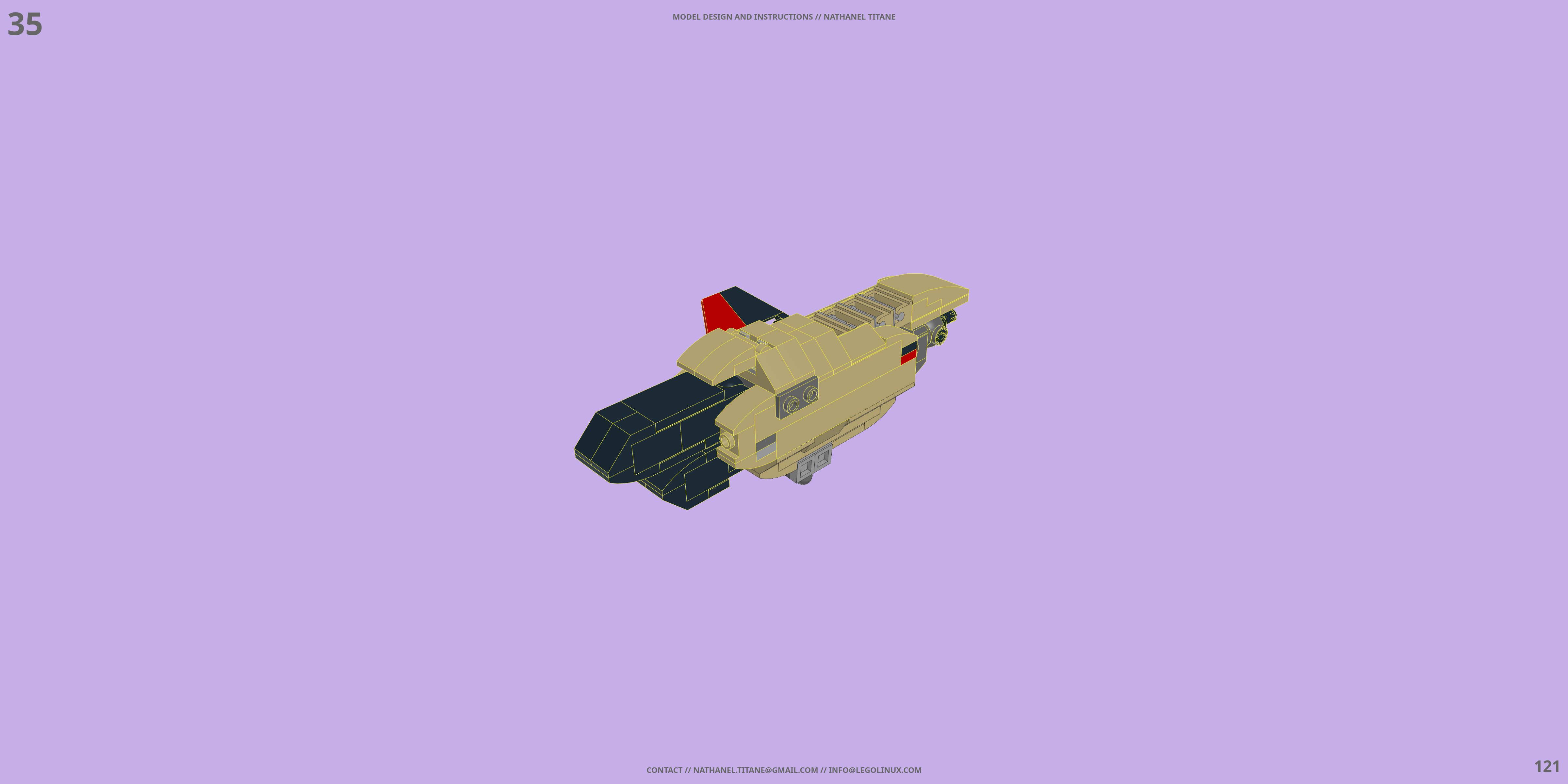 YF-19S ALPHA ONE // SUPER FIGHTER LEGO® MOC - Instruction Sample - Page 4