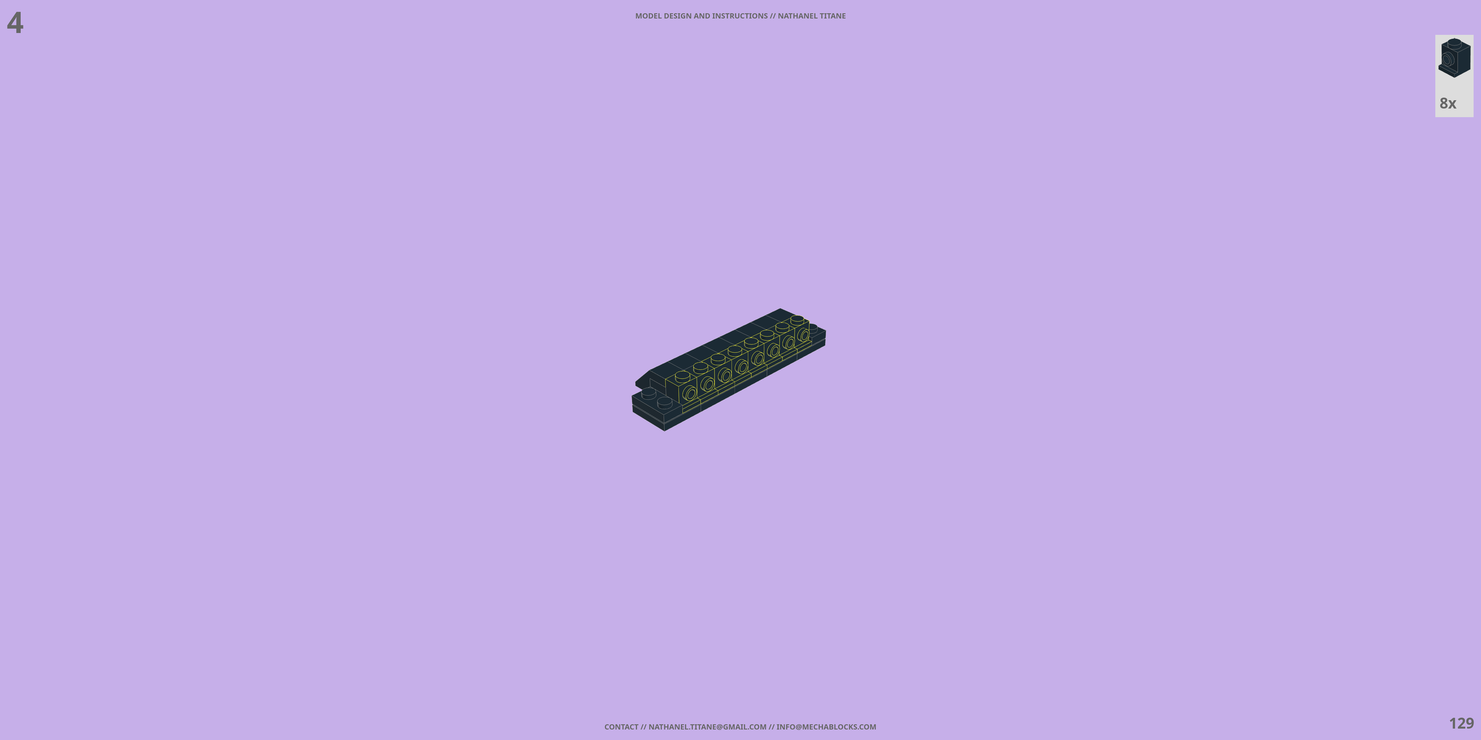YF-19S ALPHA ONE // SUPER FIGHTER LEGO® MOC - Instruction Sample - Page 4