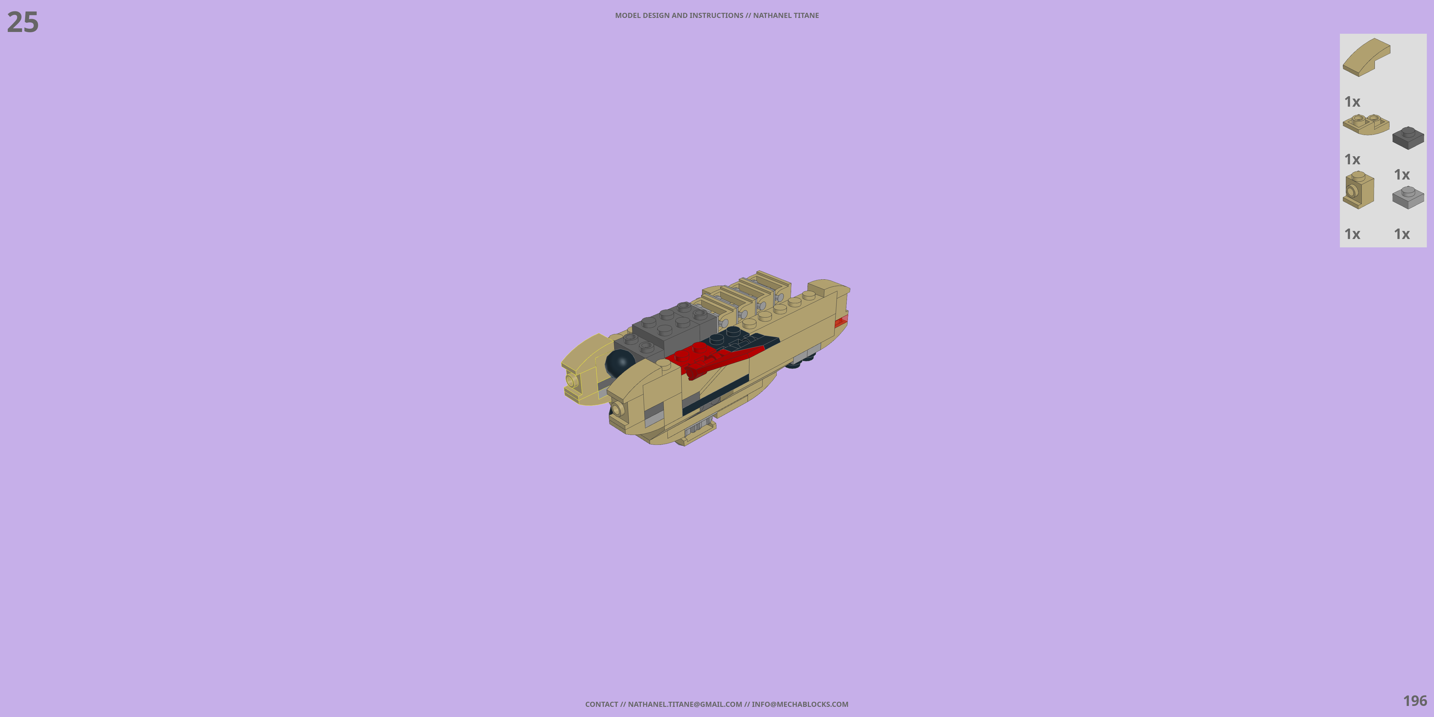 YF-19S ALPHA ONE // SUPER FIGHTER LEGO® MOC - Instruction Sample - Page 5