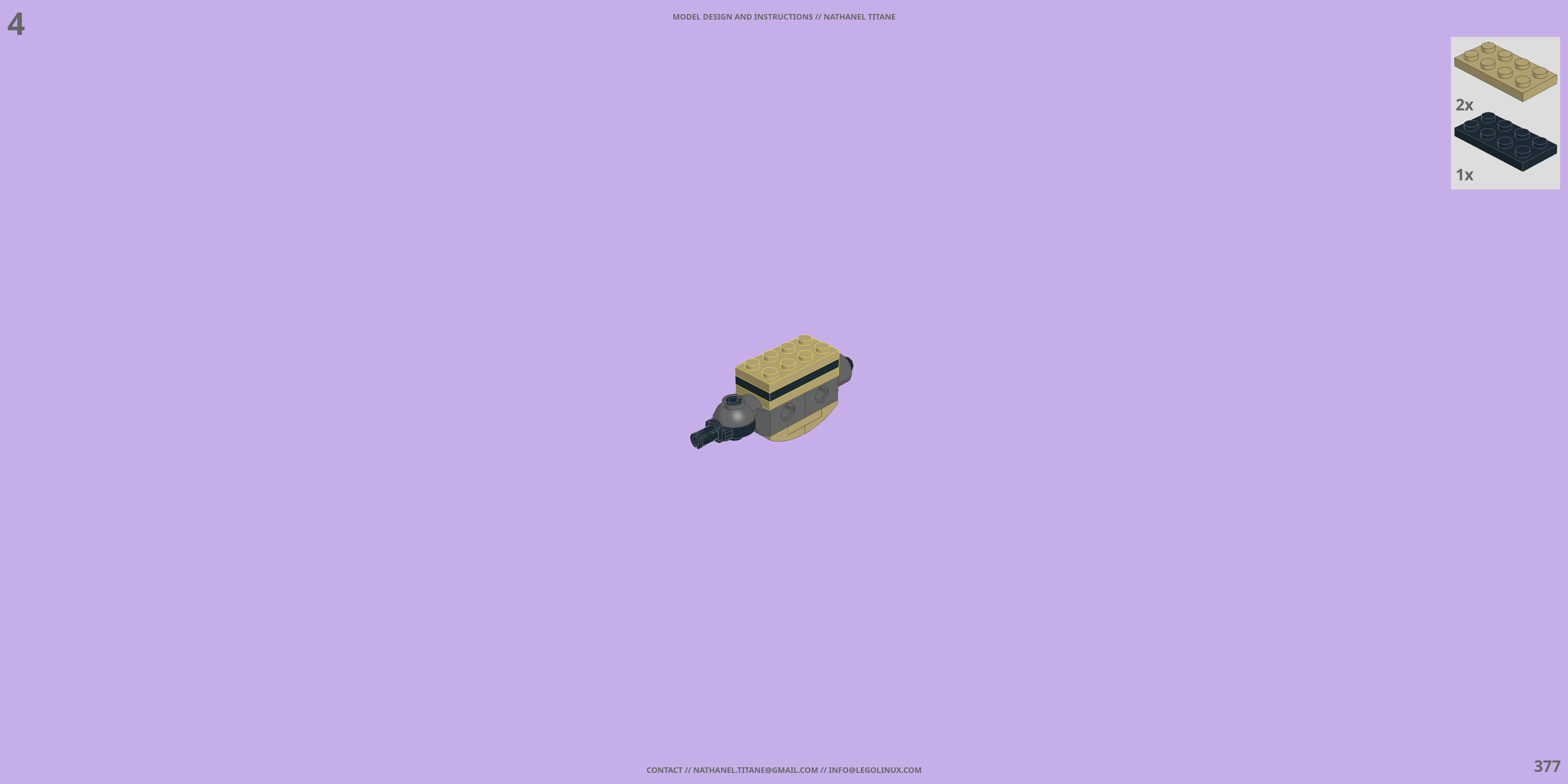 YF-19S ALPHA ONE // SUPER FIGHTER LEGO® MOC - Instruction Sample - Page 6