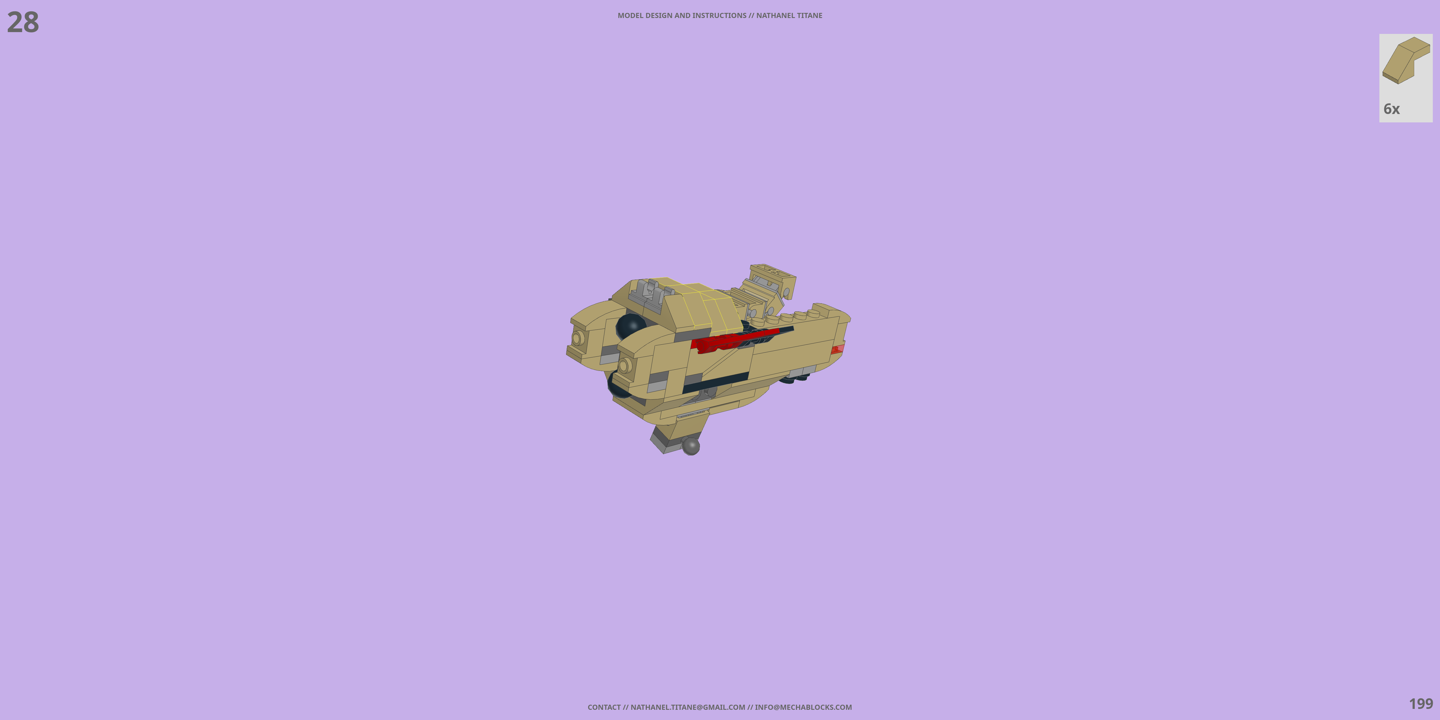 YF-19S ALPHA ONE // SUPER GERWALK LEGO® MOC - Instruction Sample - Page 5