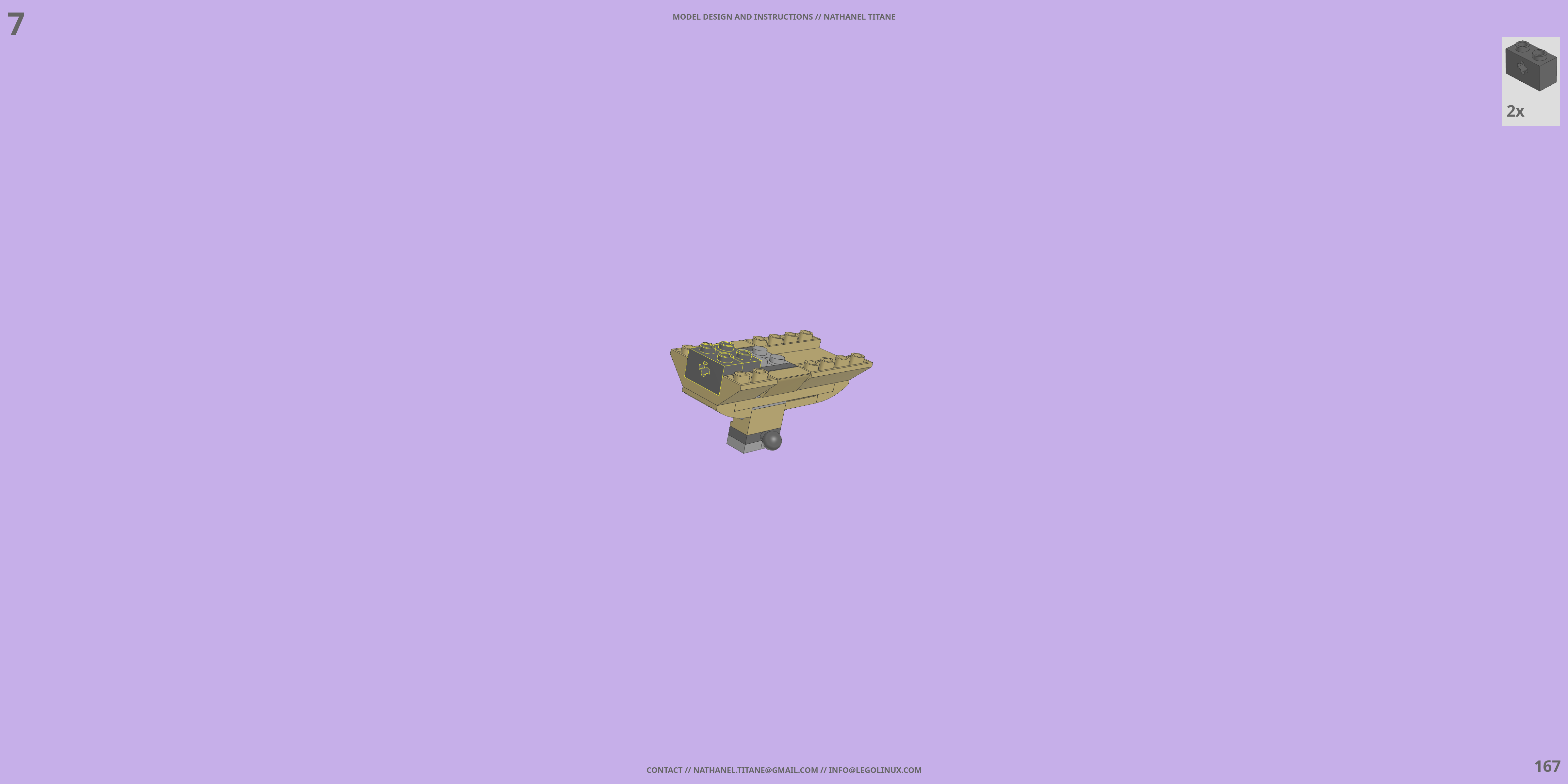 YF-19S ALPHA ONE // GERWALK LEGO® MOC - Instruction Sample - Page 5