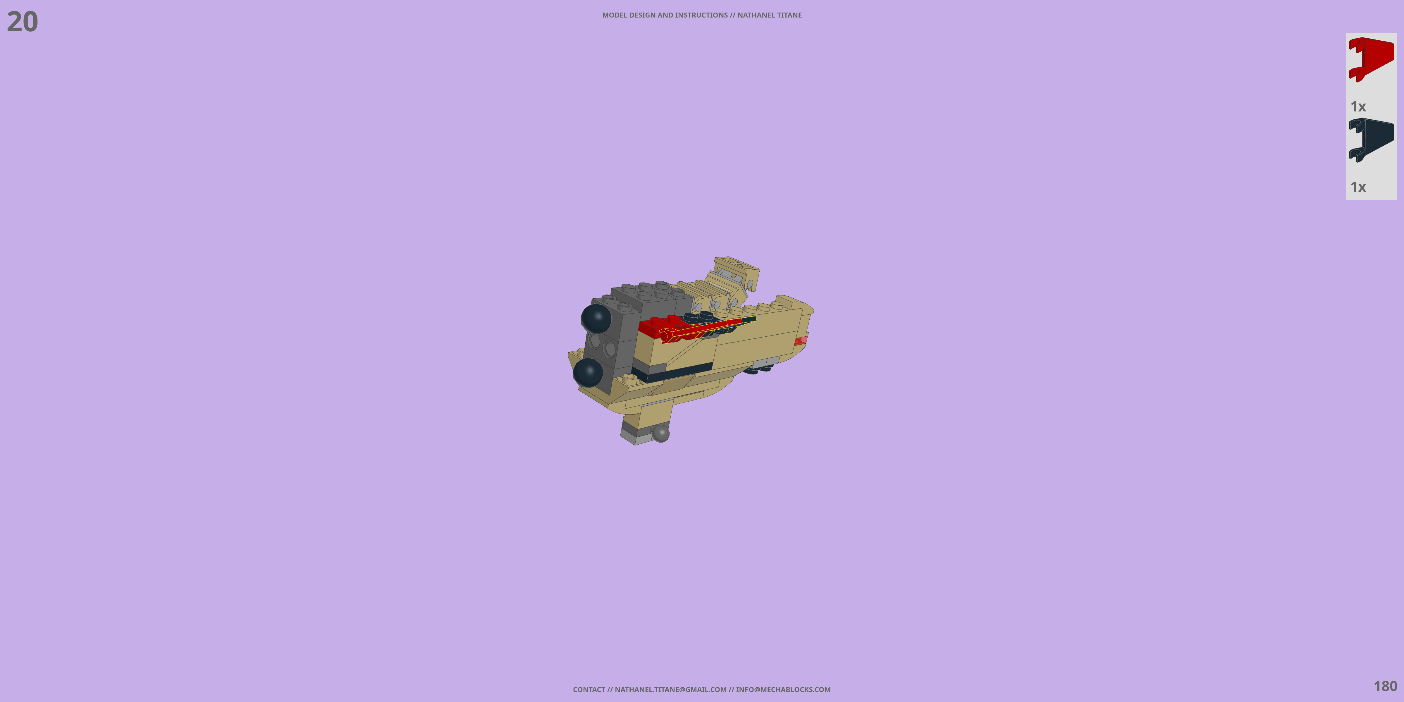 YF-19S ALPHA ONE // GERWALK LEGO® MOC - Instruction Sample - Page 5