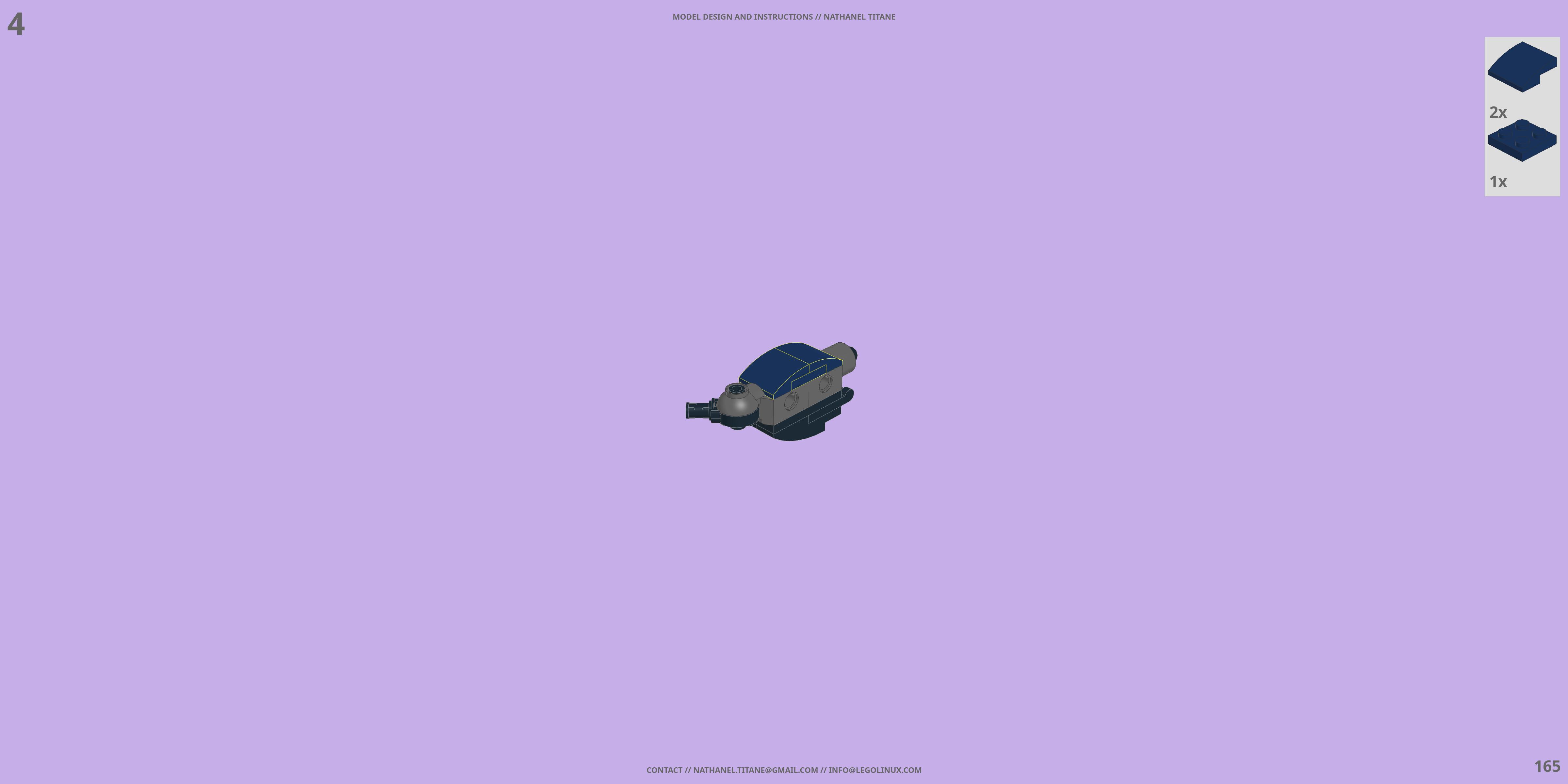 YF-22 OMEGA ONE // BATTROID LEGO® MOC - Instruction Sample - Page 4