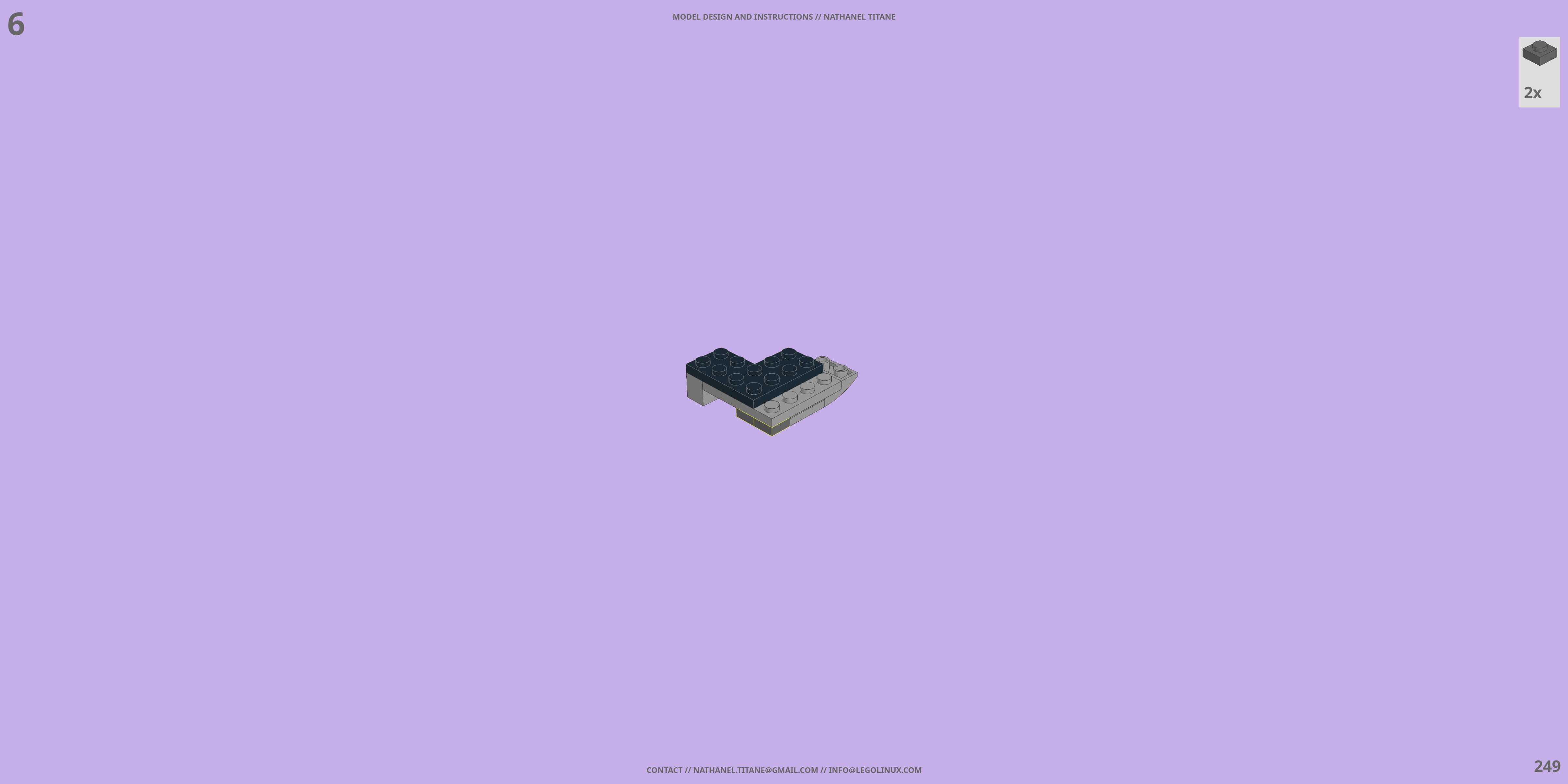 YF-22 OMEGA ONE // GERWALK LEGO® MOC - Instruction Sample - Page 5