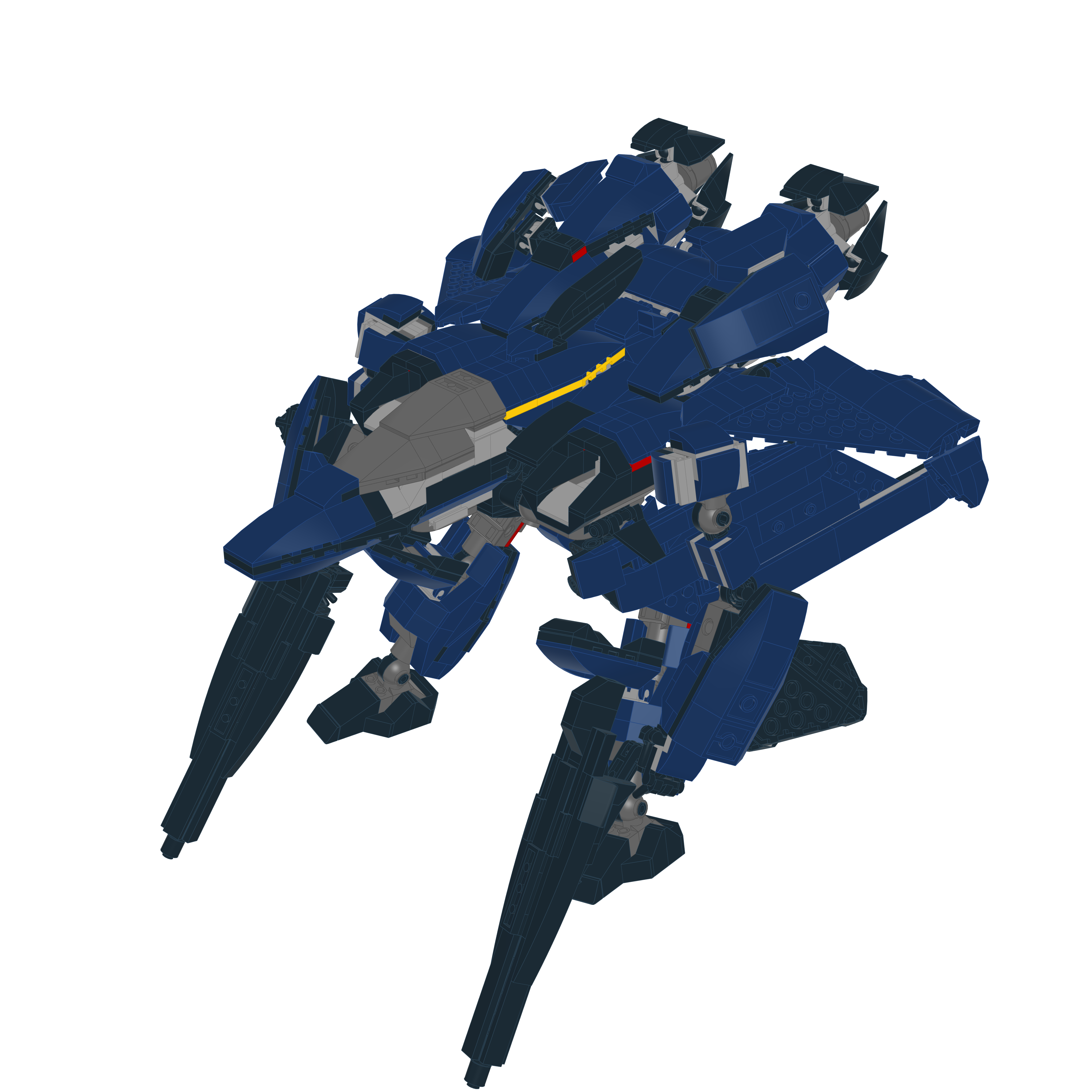 YF-22 OMEGA ONE // FIGHTER LEGO® MOC - GERWALK