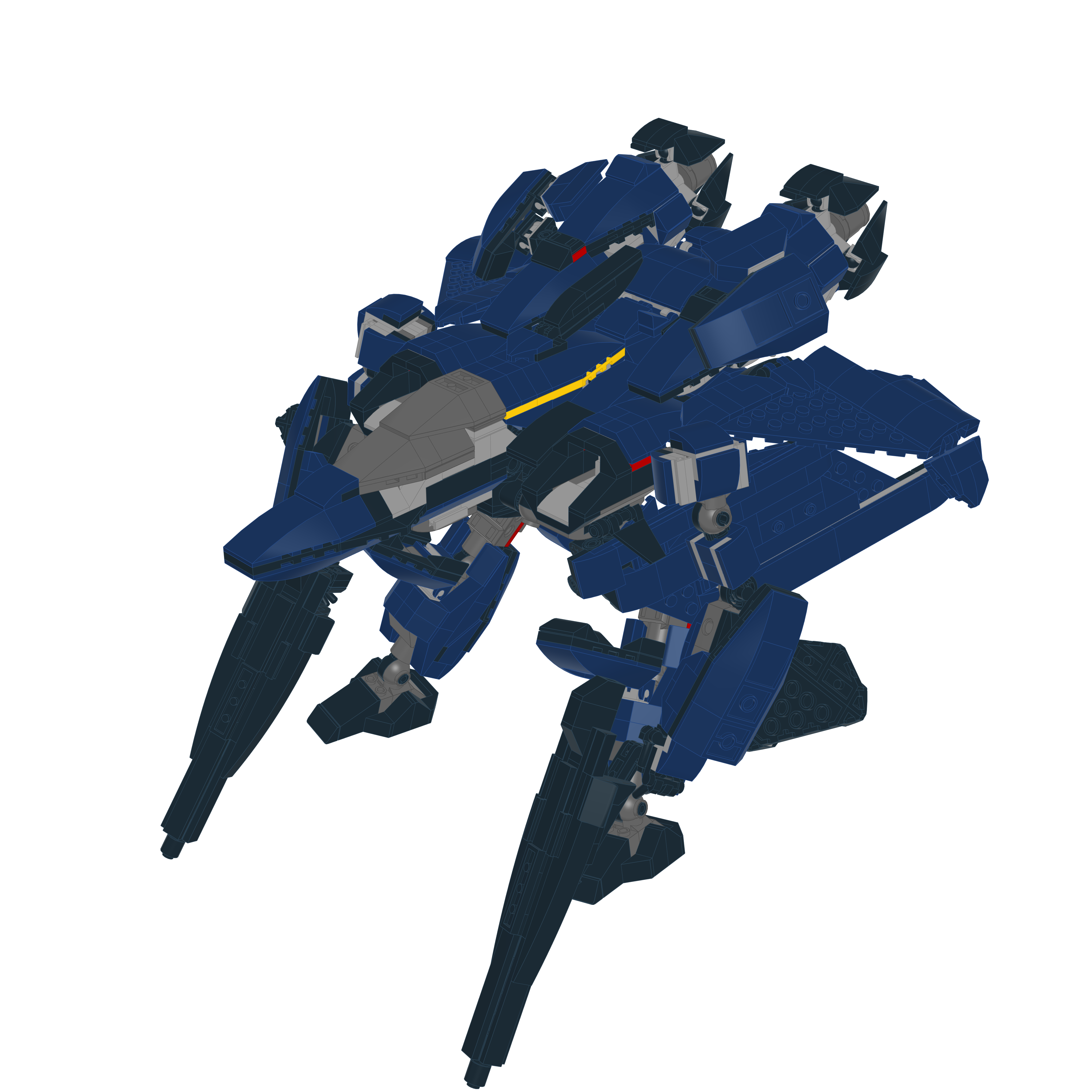 YF-22 OMEGA ONE // BATTROID LEGO® MOC - GERWALK